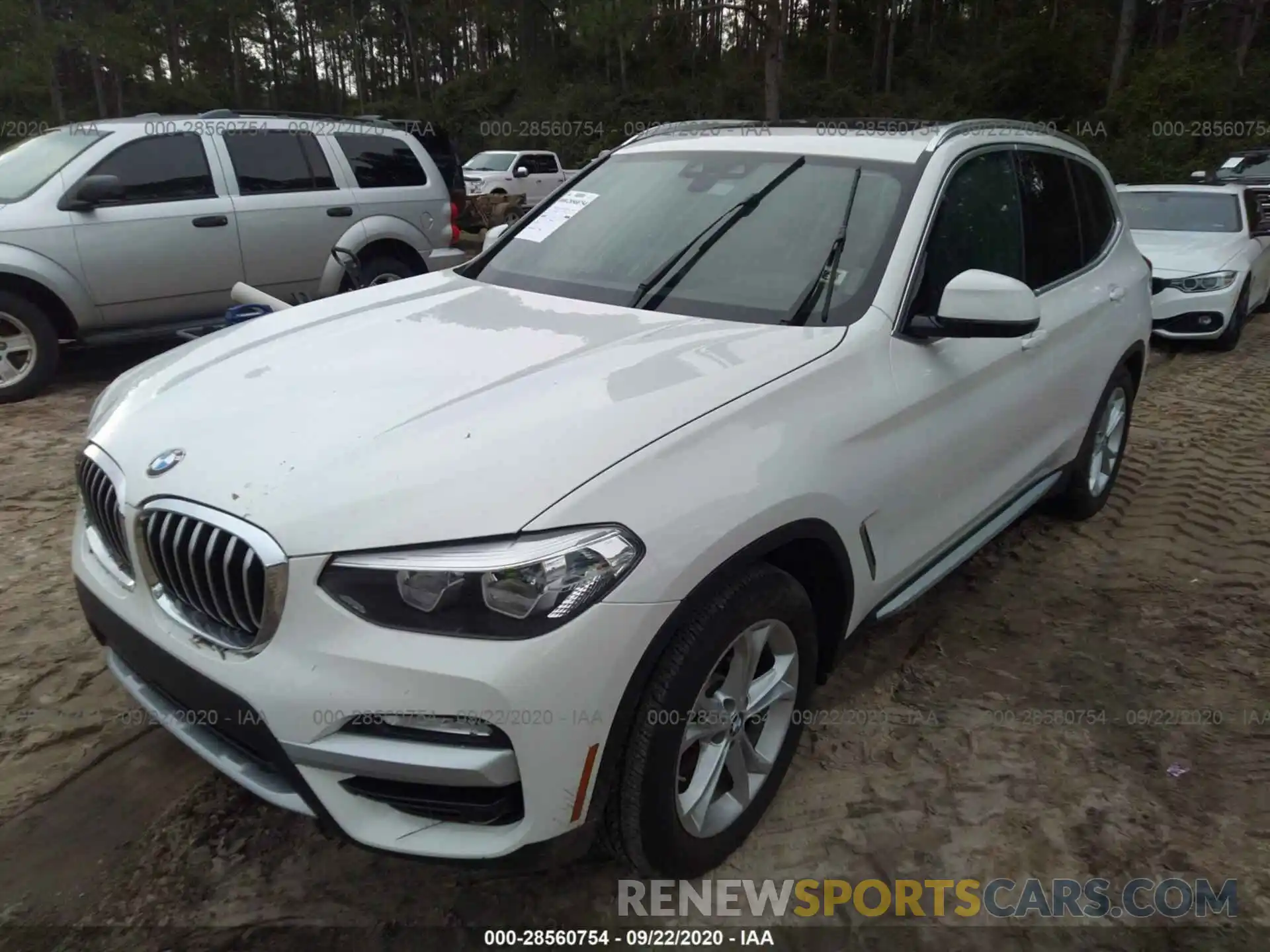 2 Photograph of a damaged car 5UXTR7C59KLF27136 BMW X3 2019