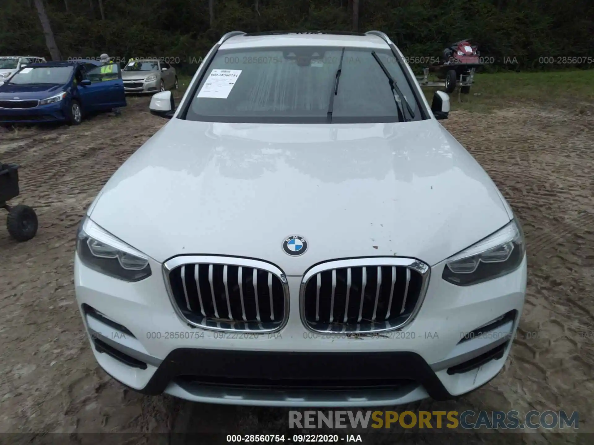 6 Photograph of a damaged car 5UXTR7C59KLF27136 BMW X3 2019