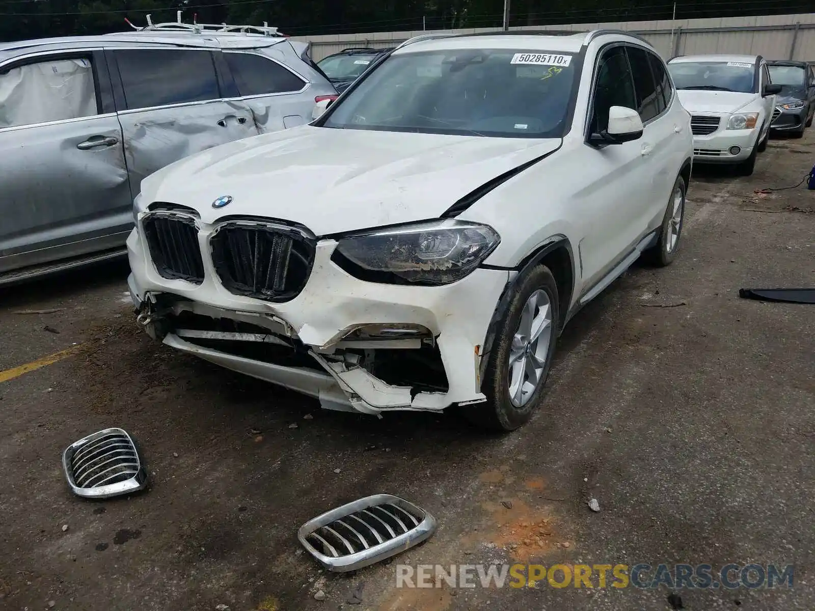 2 Photograph of a damaged car 5UXTR7C59KLF28156 BMW X3 2019