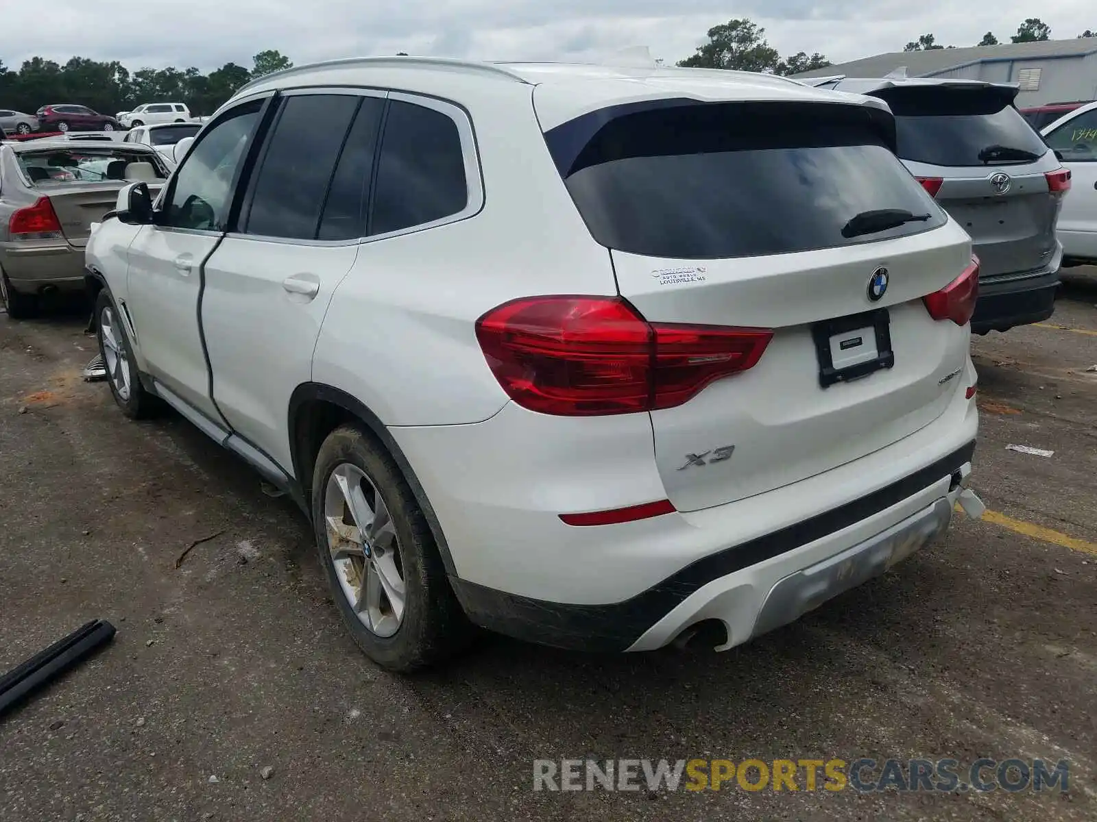 3 Photograph of a damaged car 5UXTR7C59KLF28156 BMW X3 2019