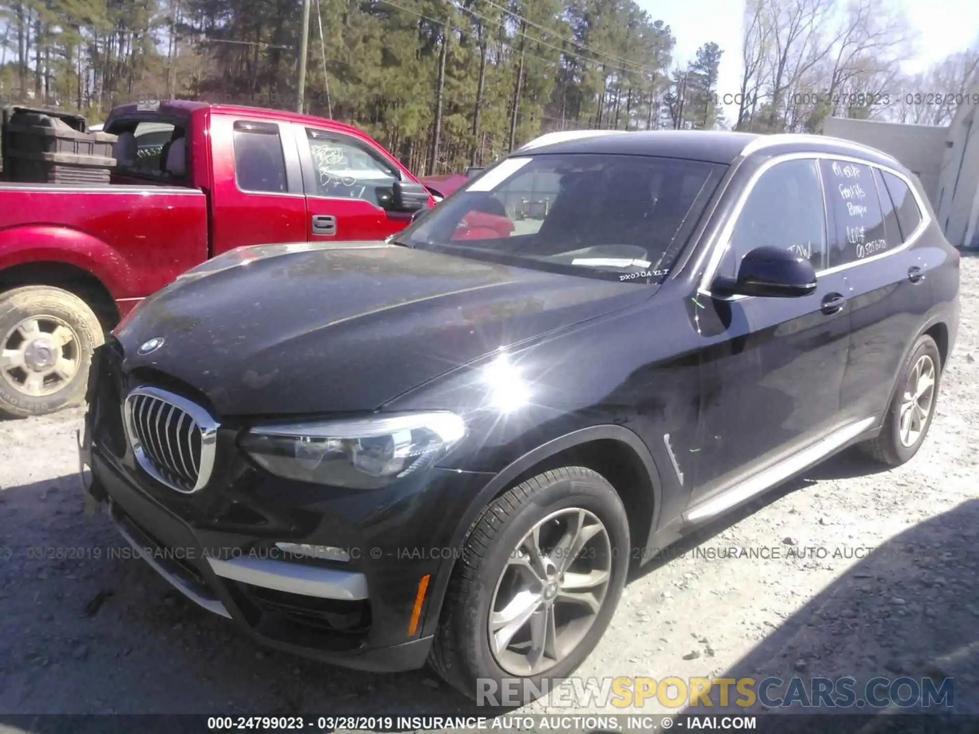 2 Photograph of a damaged car 5UXTR7C59KLF28495 BMW X3 2019