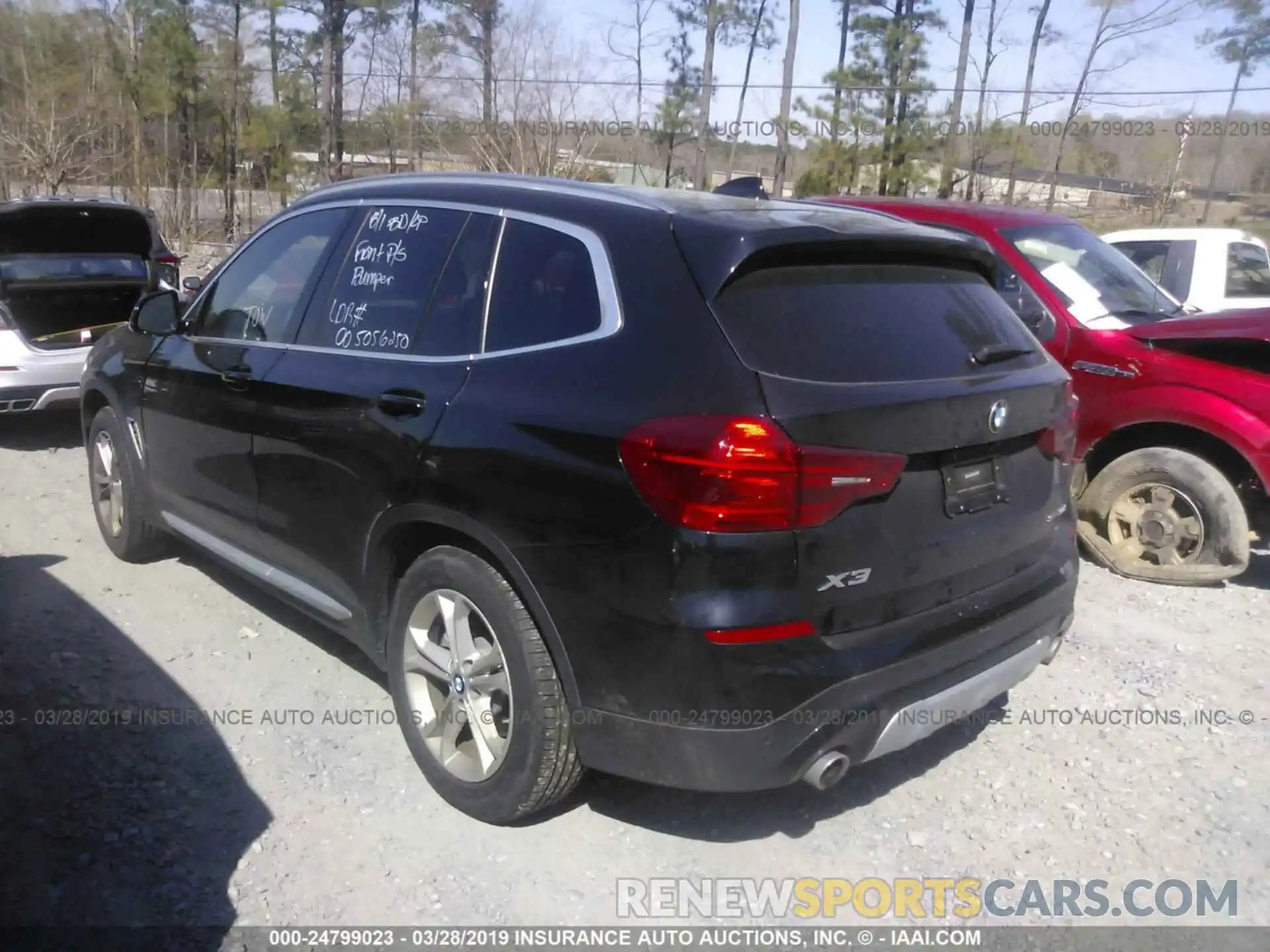 3 Photograph of a damaged car 5UXTR7C59KLF28495 BMW X3 2019