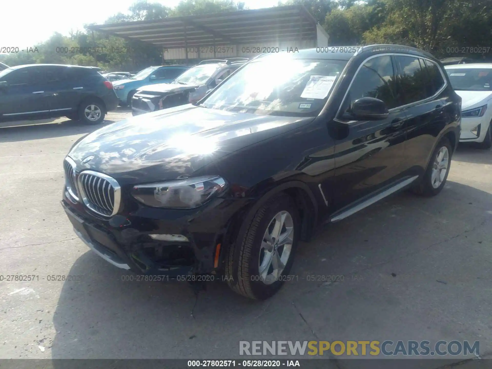 2 Photograph of a damaged car 5UXTR7C59KLF28707 BMW X3 2019