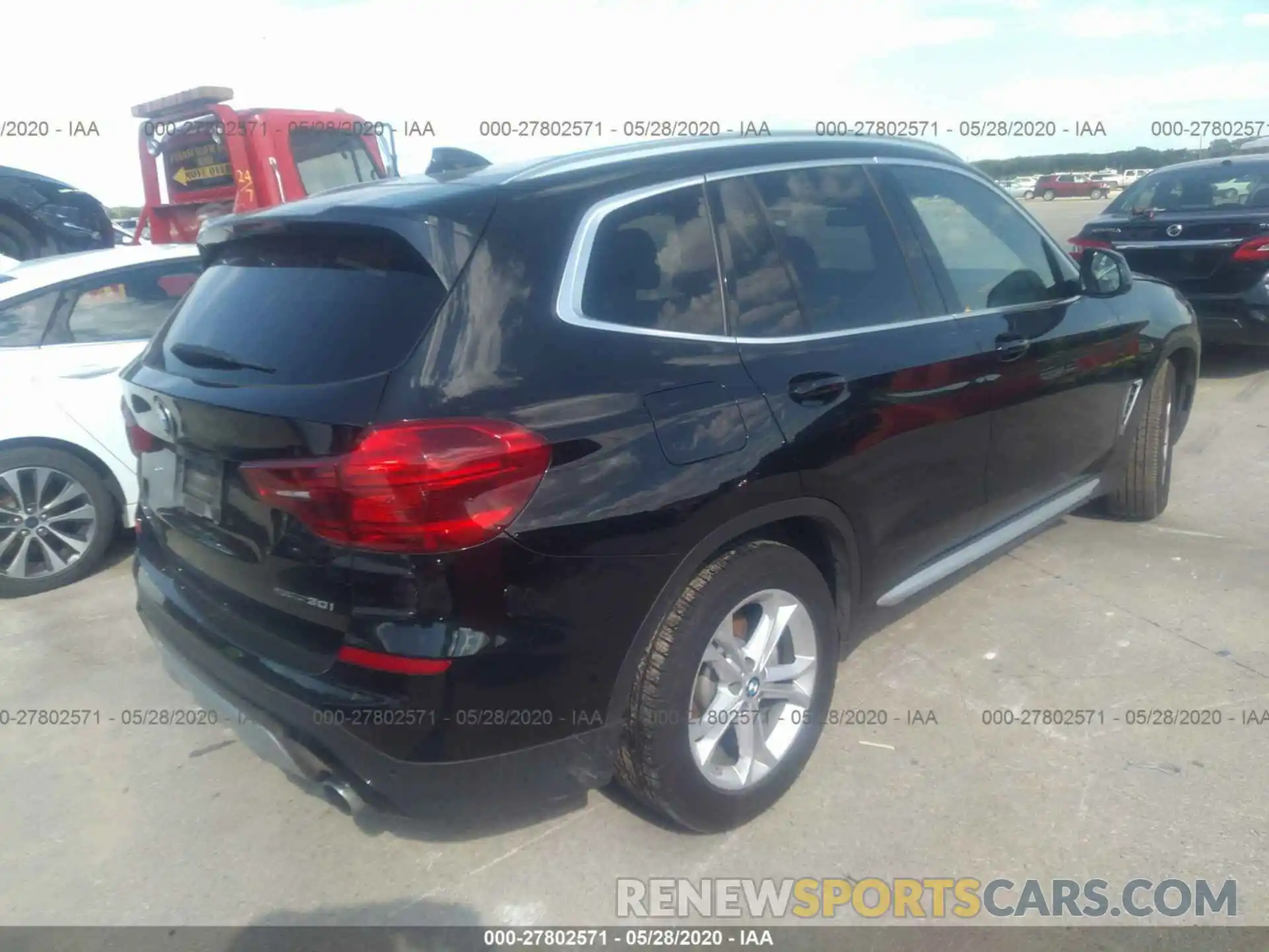 4 Фотография поврежденного автомобиля 5UXTR7C59KLF28707 BMW X3 2019