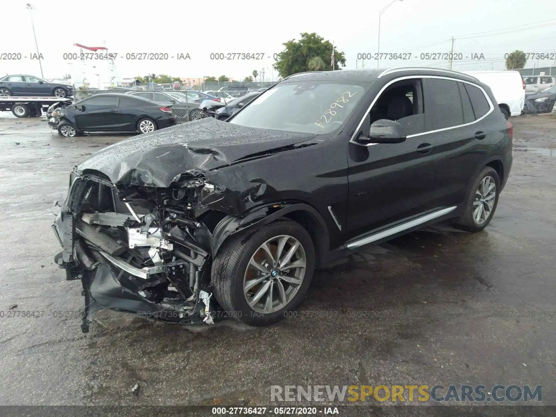 2 Photograph of a damaged car 5UXTR7C59KLF28982 BMW X3 2019