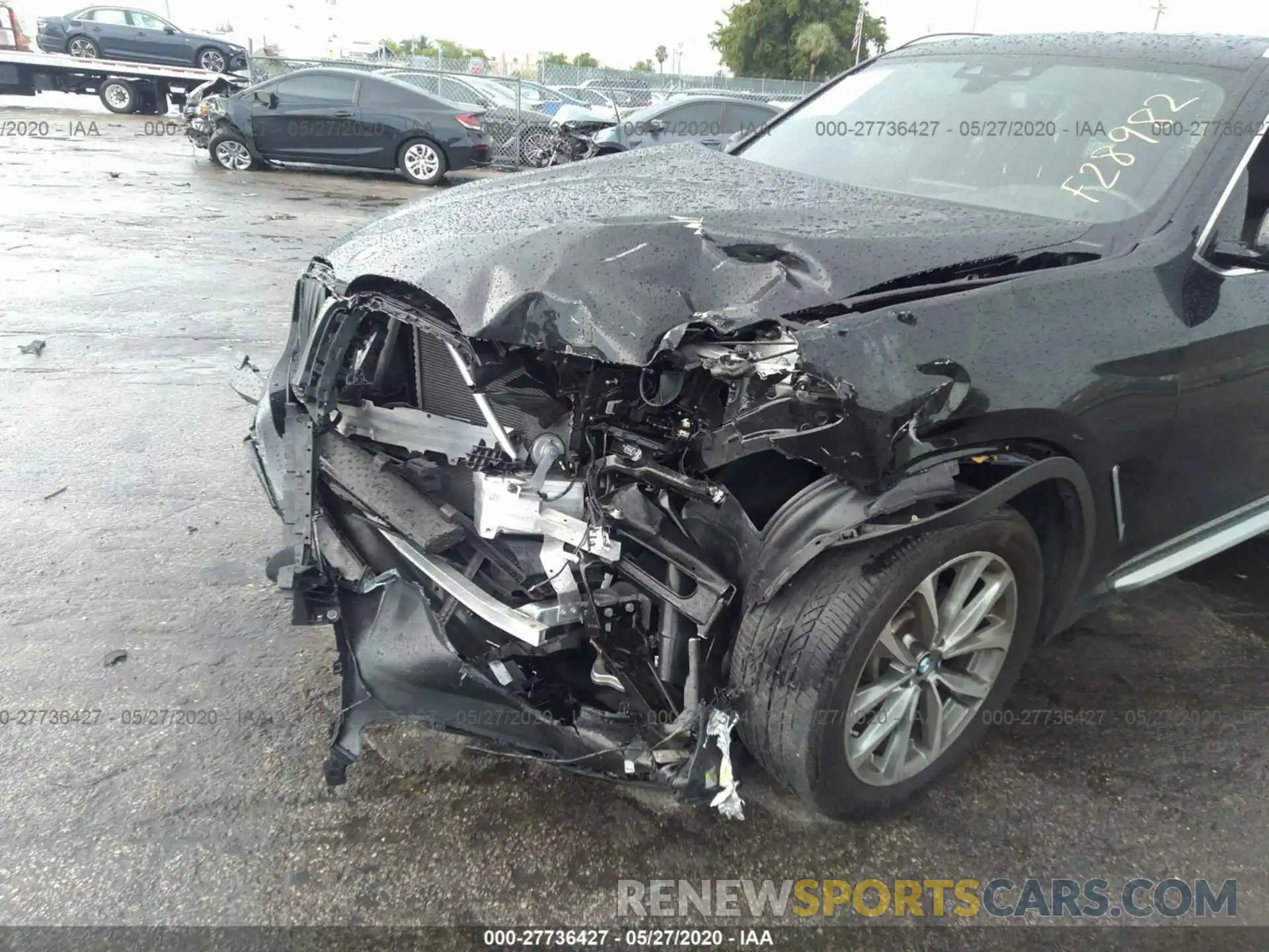 6 Photograph of a damaged car 5UXTR7C59KLF28982 BMW X3 2019