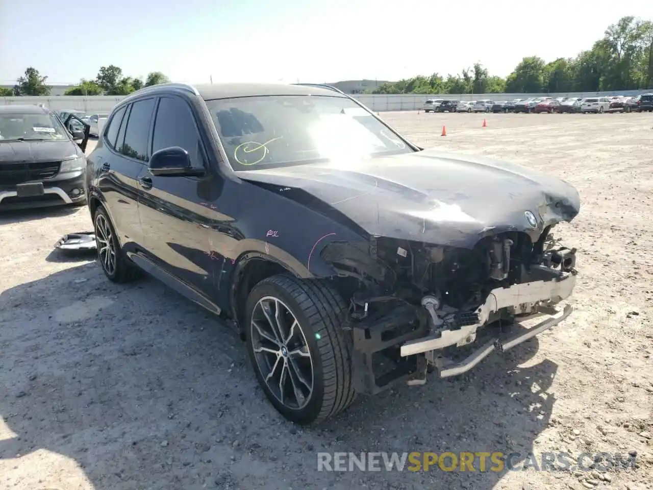 1 Photograph of a damaged car 5UXTR7C59KLF29758 BMW X3 2019