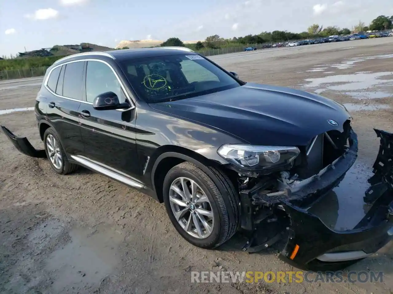 1 Photograph of a damaged car 5UXTR7C59KLF31493 BMW X3 2019