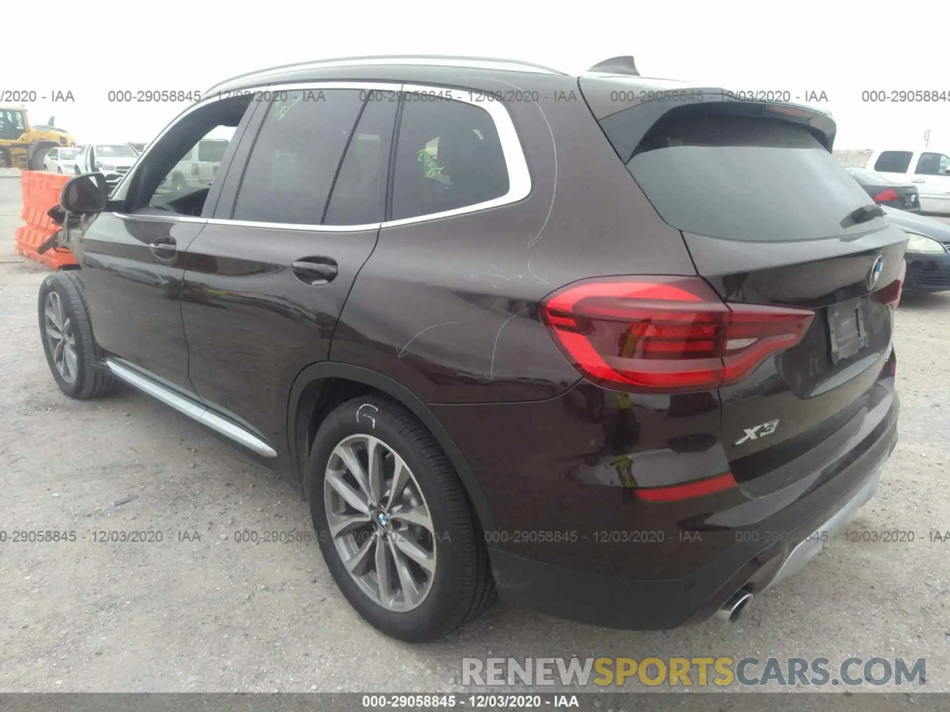 3 Фотография поврежденного автомобиля 5UXTR7C59KLF32210 BMW X3 2019