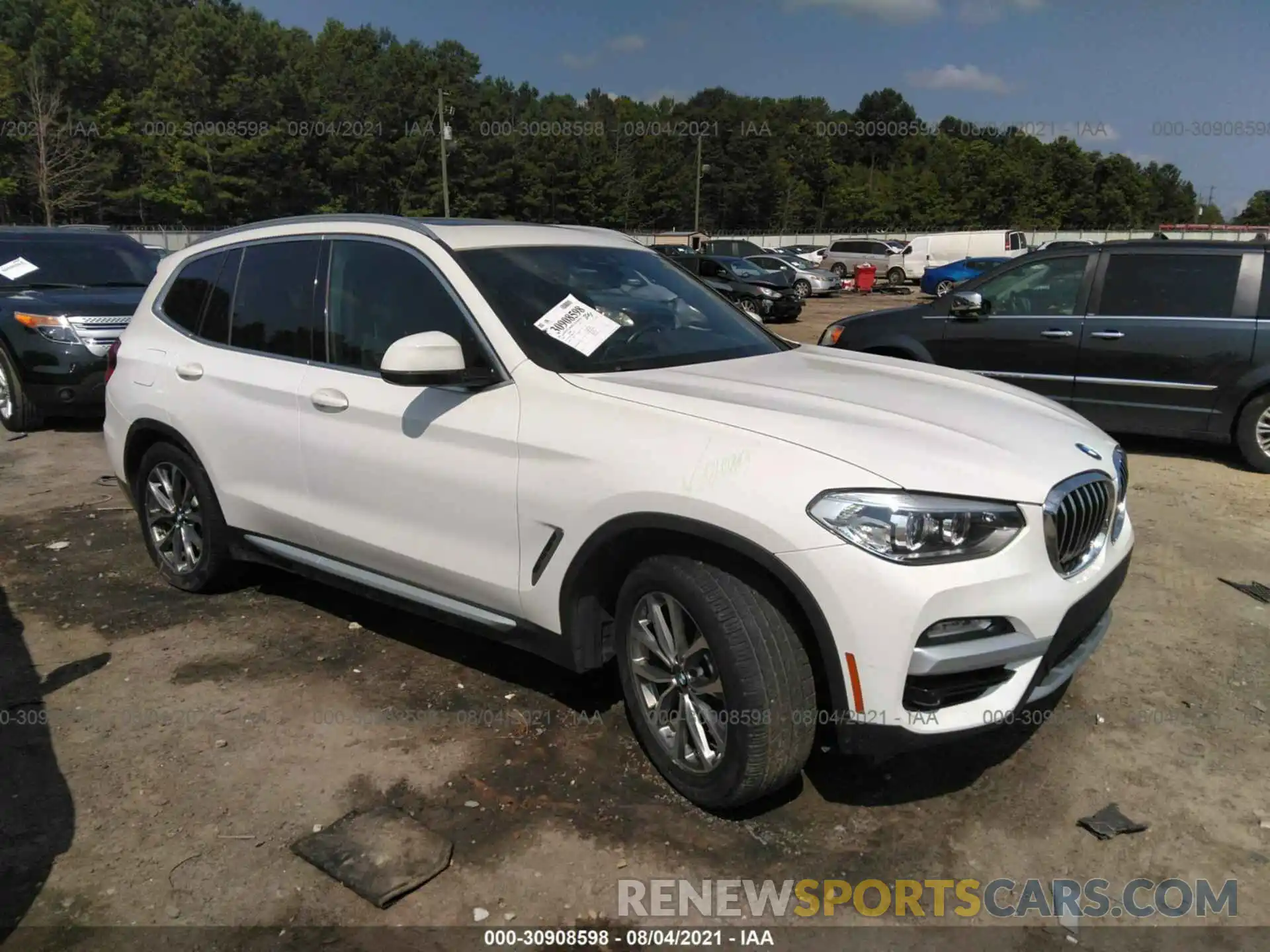 1 Photograph of a damaged car 5UXTR7C59KLF32773 BMW X3 2019