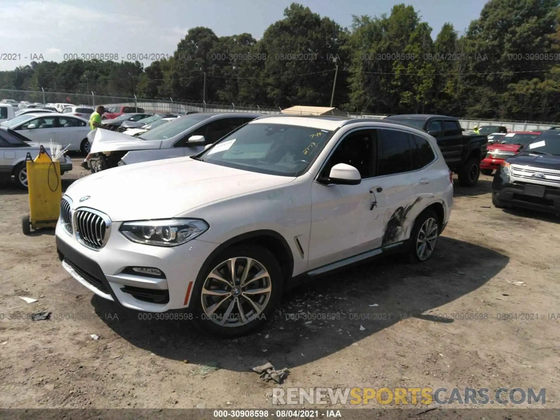 2 Photograph of a damaged car 5UXTR7C59KLF32773 BMW X3 2019