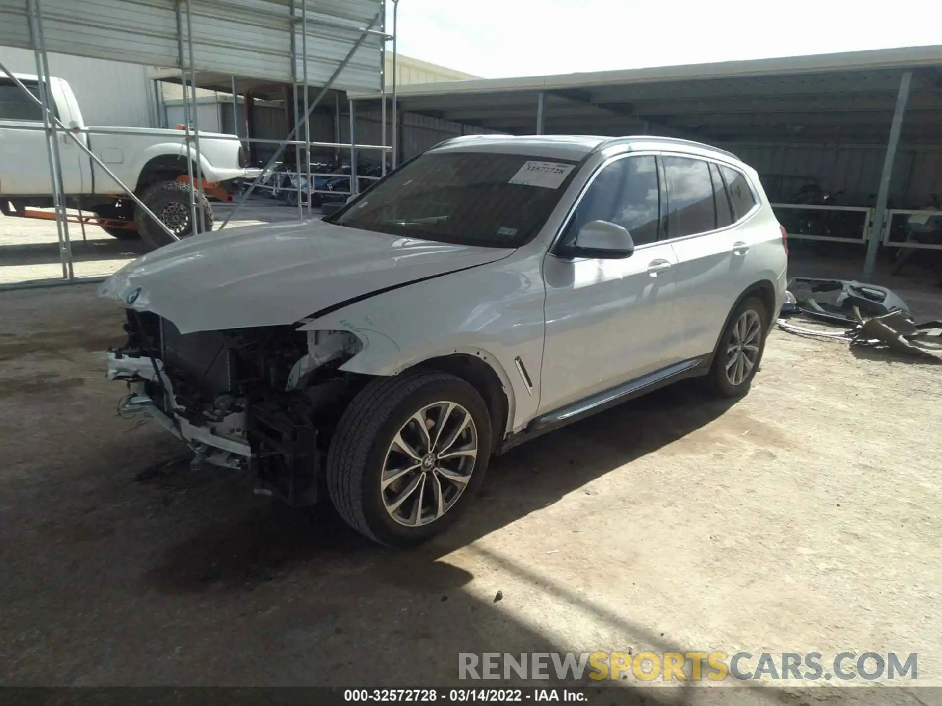 2 Photograph of a damaged car 5UXTR7C59KLF32837 BMW X3 2019