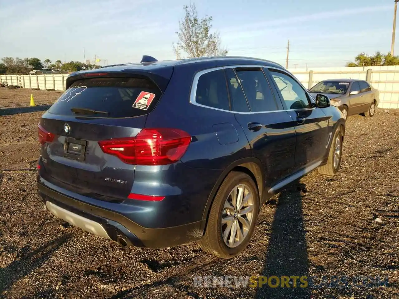 4 Photograph of a damaged car 5UXTR7C59KLF33437 BMW X3 2019