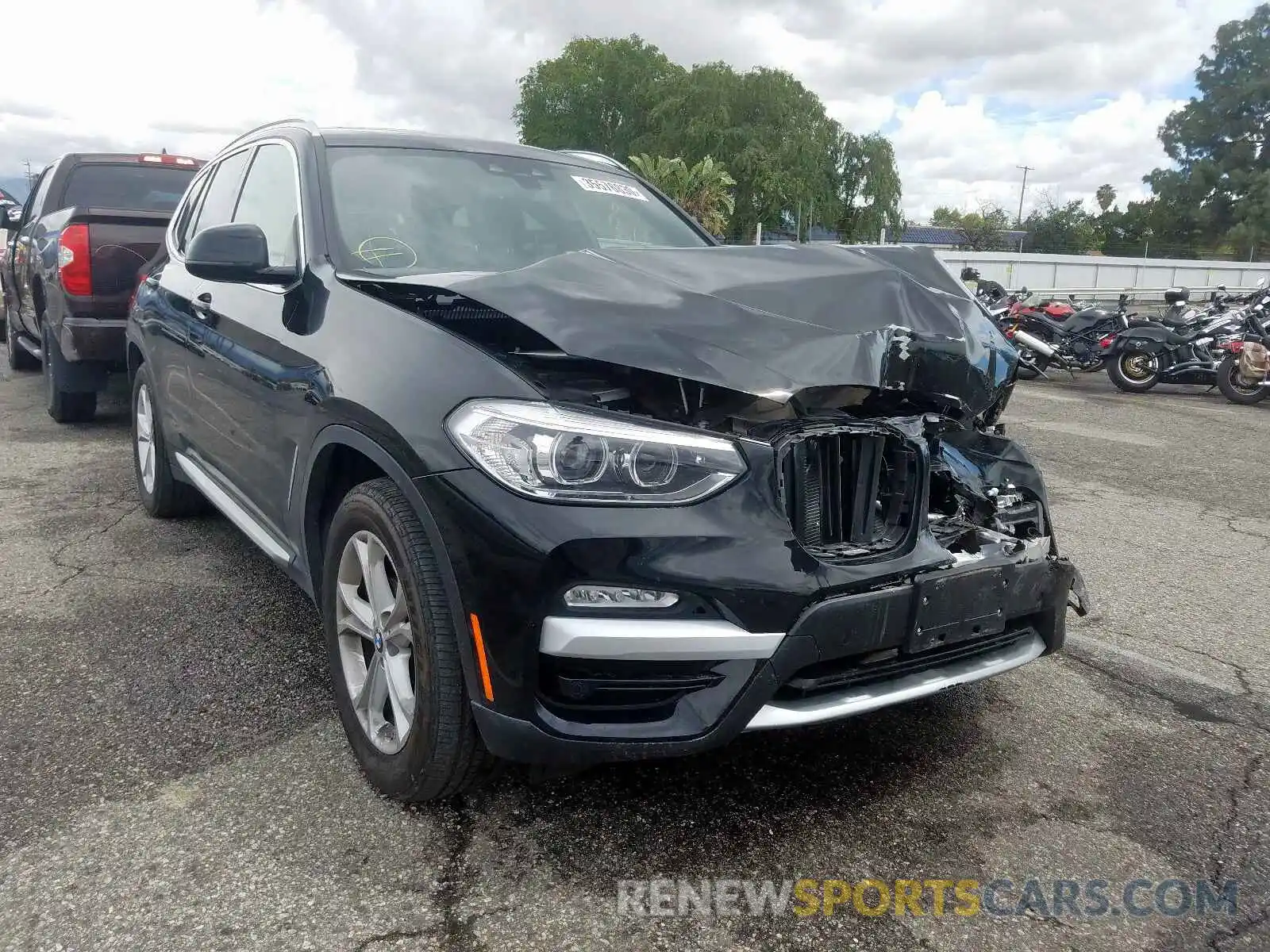 1 Photograph of a damaged car 5UXTR7C59KLF34149 BMW X3 2019