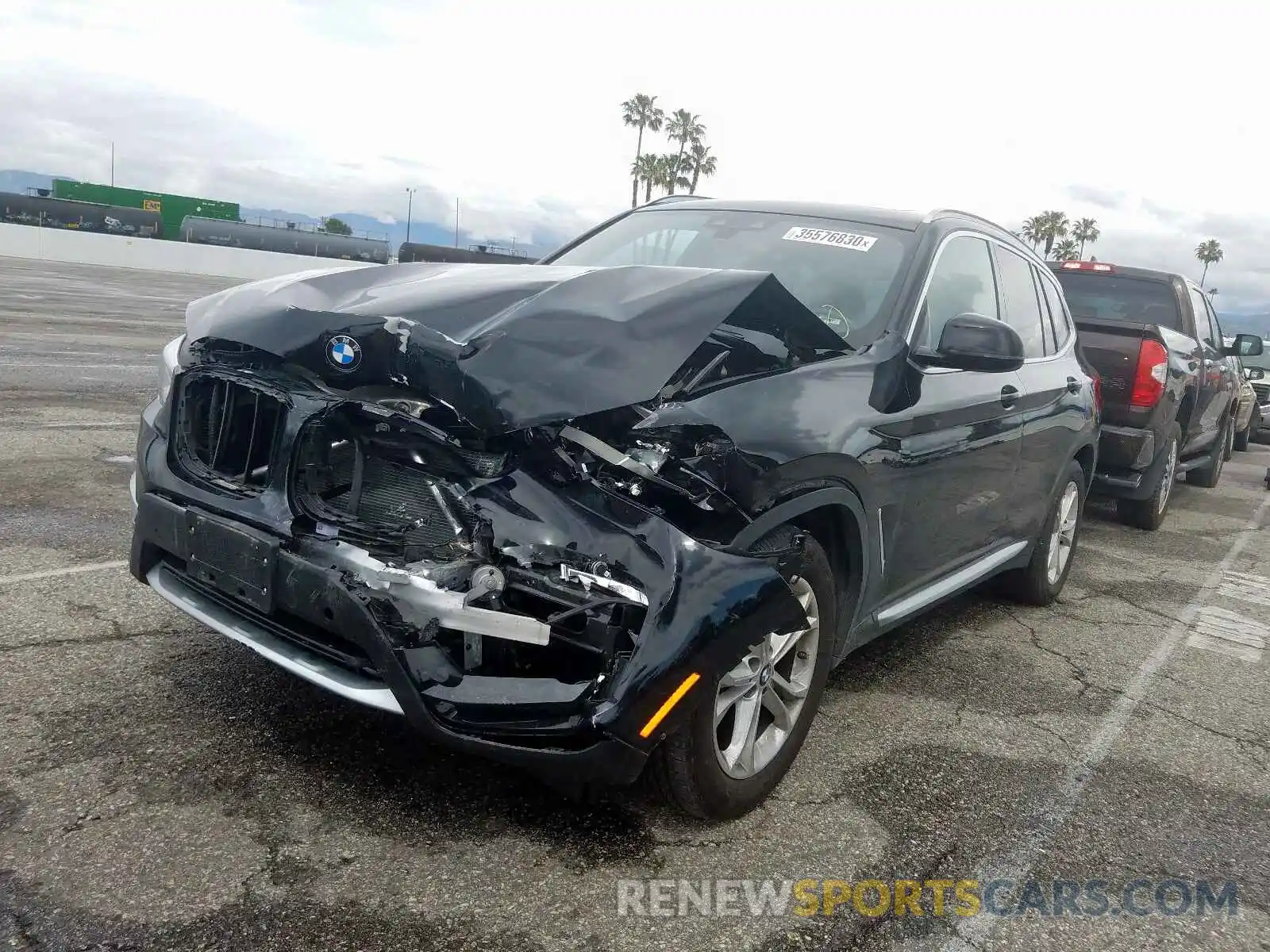 2 Photograph of a damaged car 5UXTR7C59KLF34149 BMW X3 2019