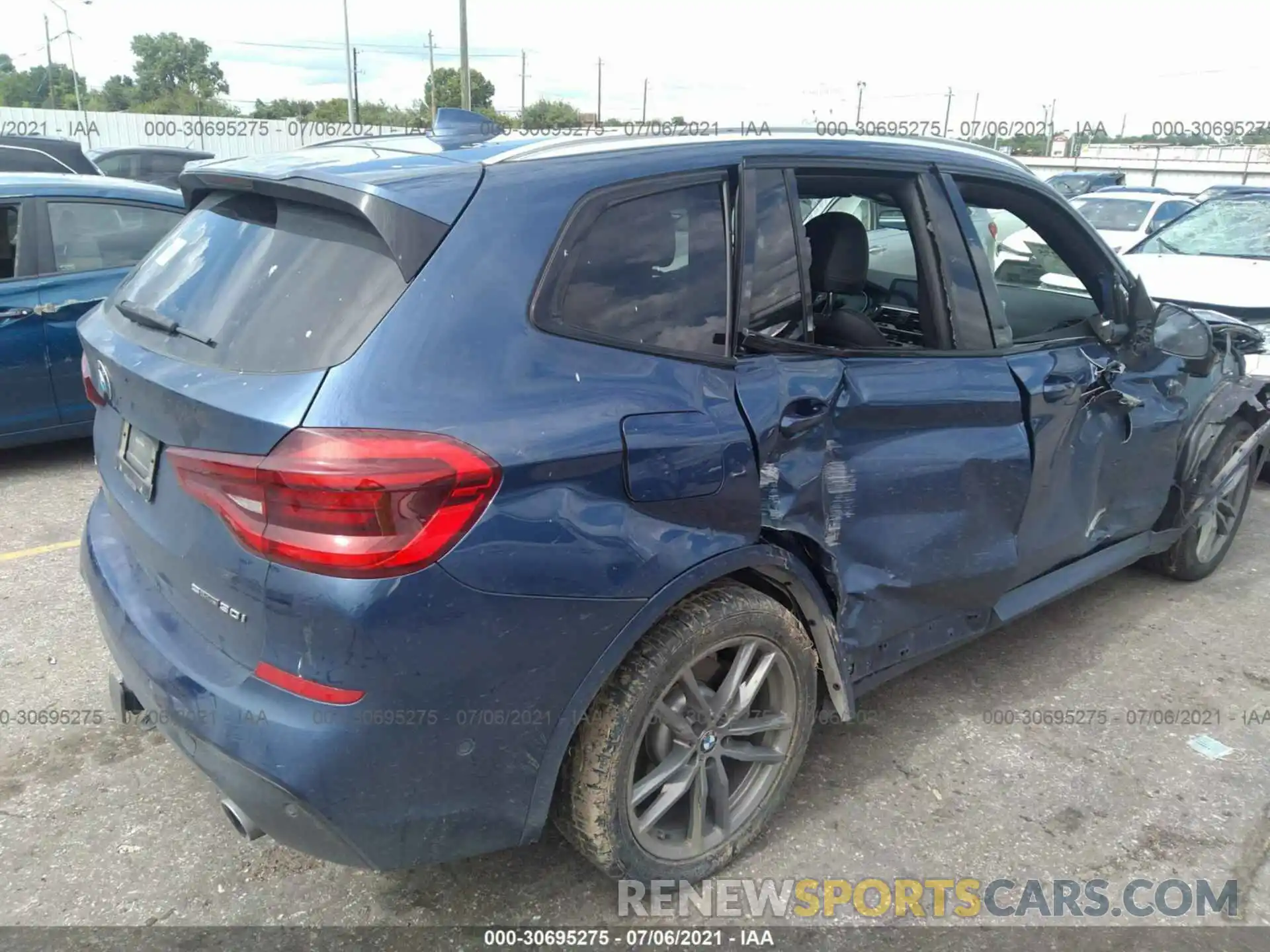 4 Photograph of a damaged car 5UXTR7C59KLF36094 BMW X3 2019