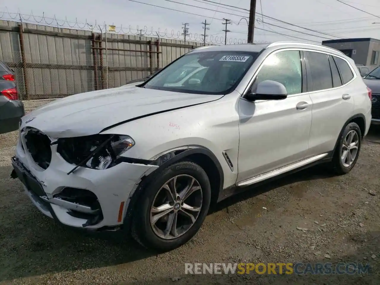 1 Photograph of a damaged car 5UXTR7C59KLF37584 BMW X3 2019