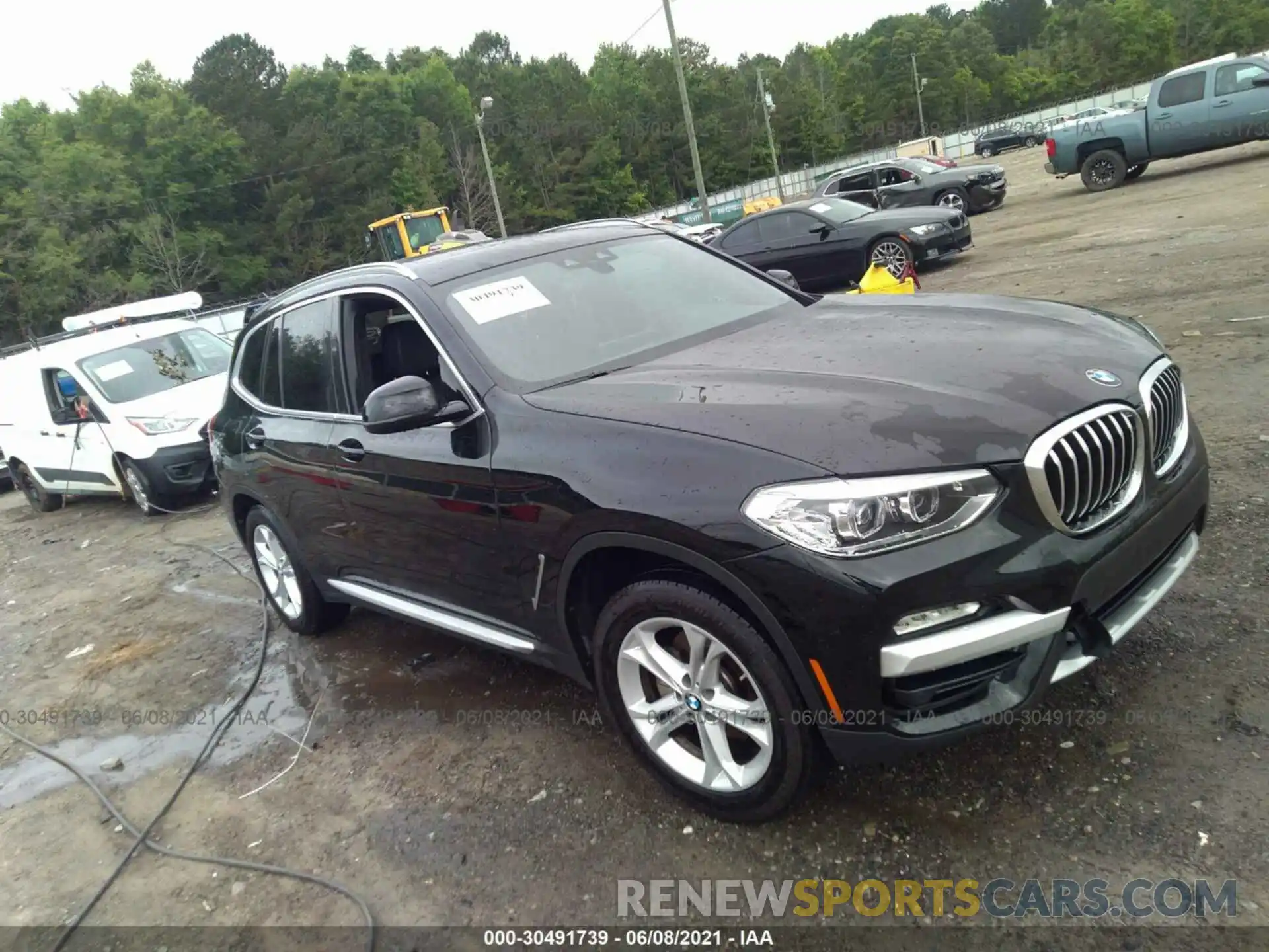 1 Photograph of a damaged car 5UXTR7C59KLR39618 BMW X3 2019