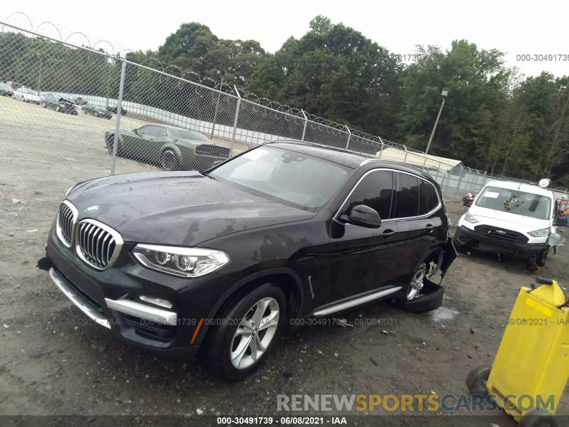 2 Photograph of a damaged car 5UXTR7C59KLR39618 BMW X3 2019