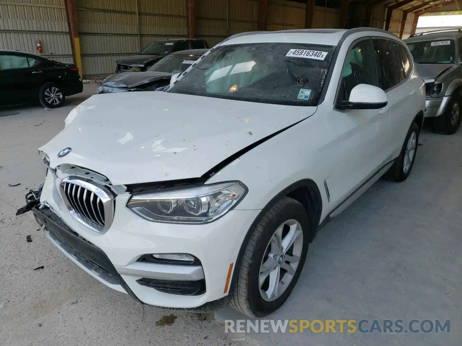 2 Photograph of a damaged car 5UXTR7C59KLR43930 BMW X3 2019