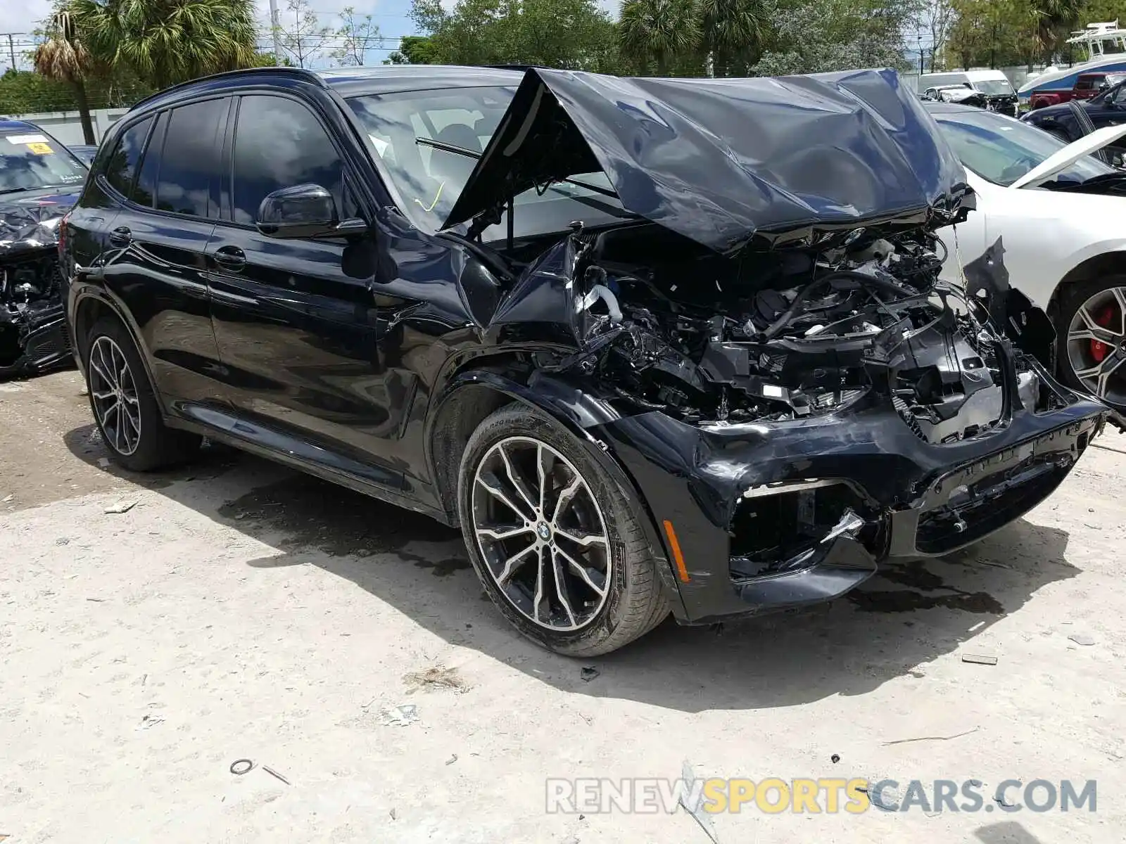 1 Photograph of a damaged car 5UXTR7C59KLR45449 BMW X3 2019