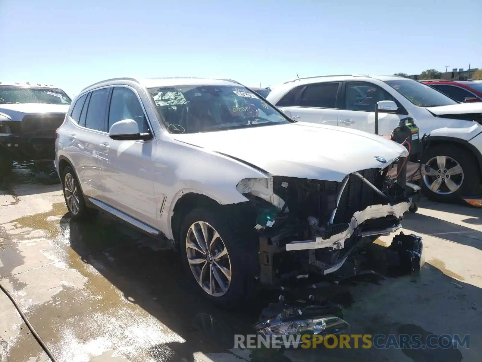 1 Photograph of a damaged car 5UXTR7C59KLR46150 BMW X3 2019