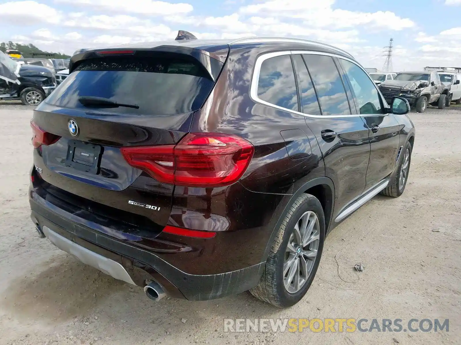 4 Фотография поврежденного автомобиля 5UXTR7C59KLR48528 BMW X3 2019