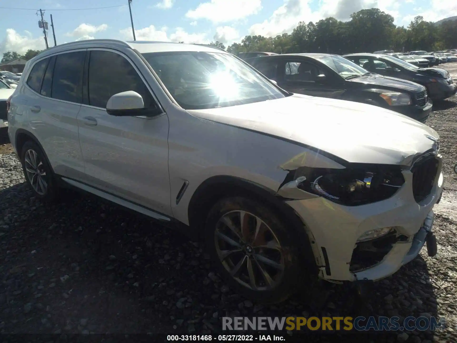 1 Photograph of a damaged car 5UXTR7C59KLR48741 BMW X3 2019