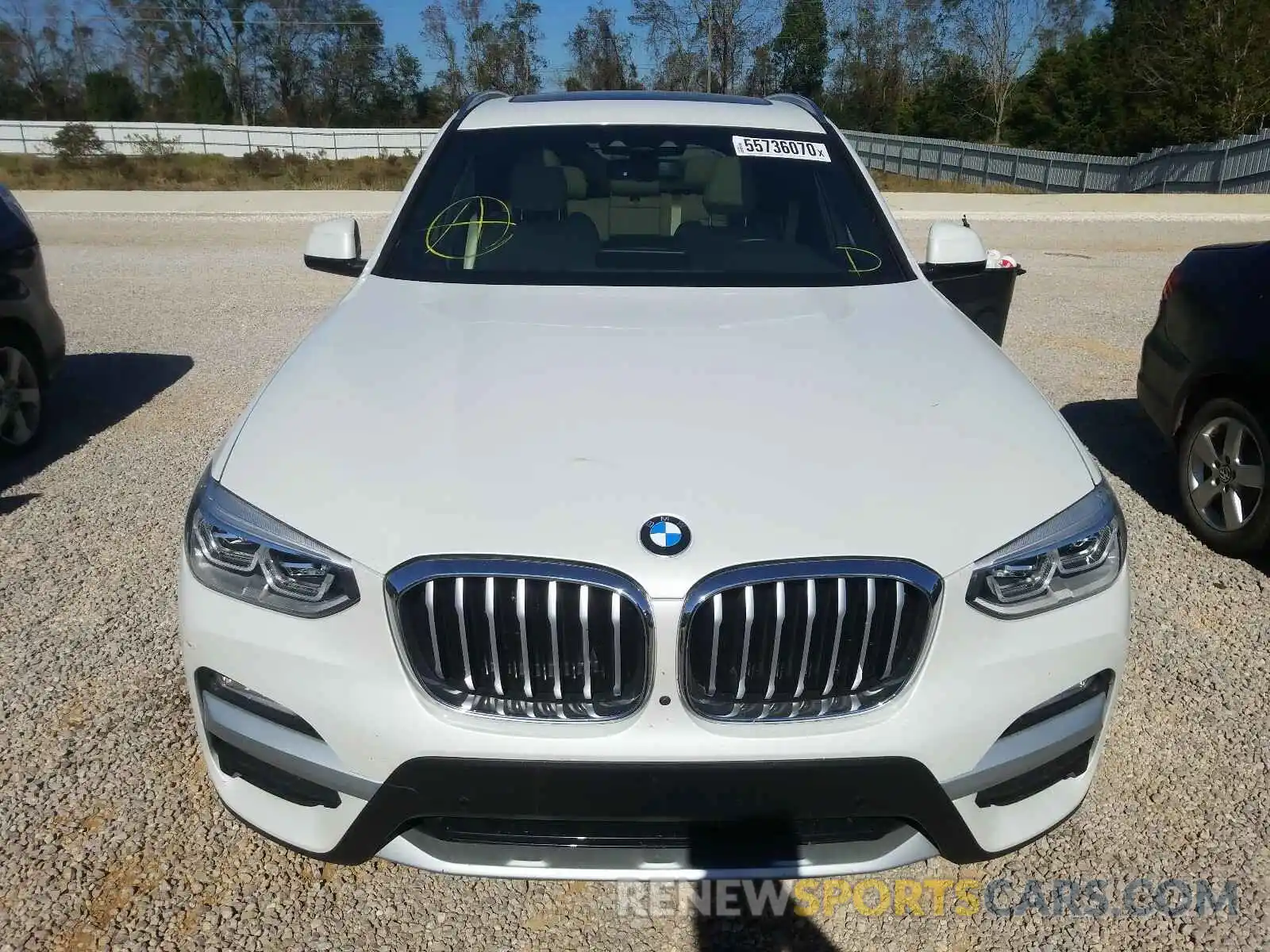 9 Photograph of a damaged car 5UXTR7C59KLR50408 BMW X3 2019