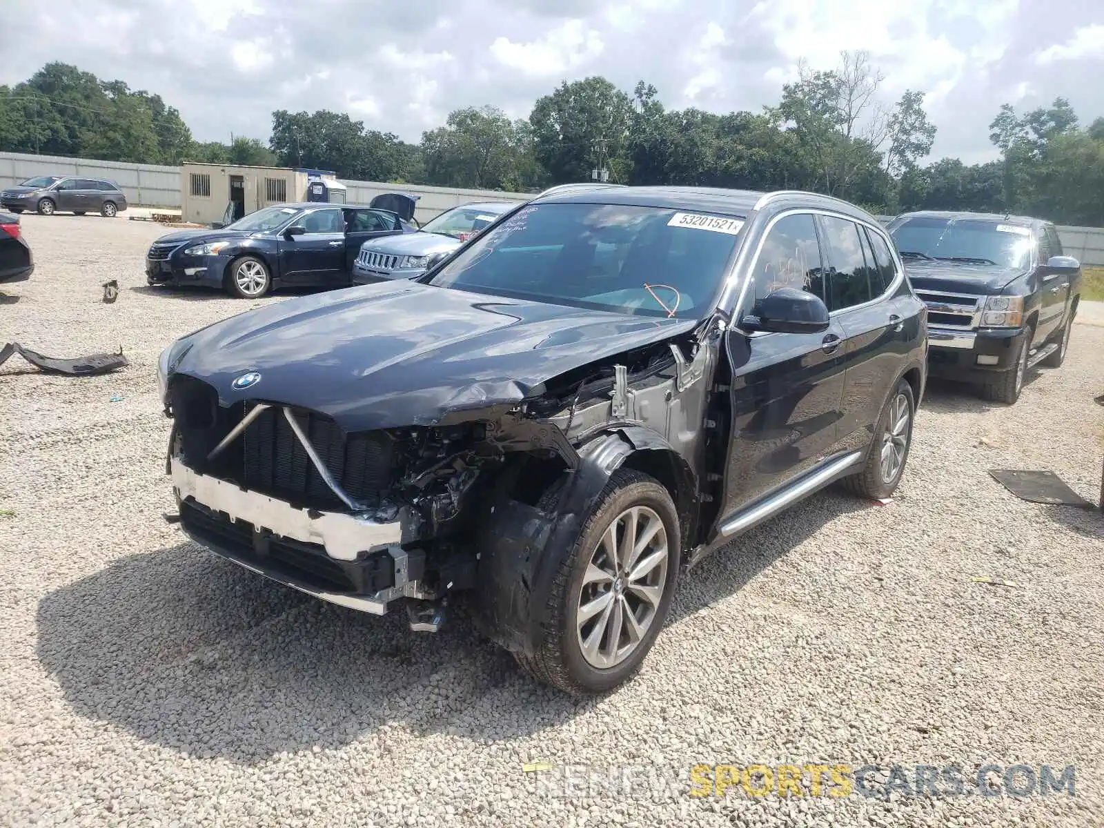 2 Photograph of a damaged car 5UXTR7C59KLR51672 BMW X3 2019