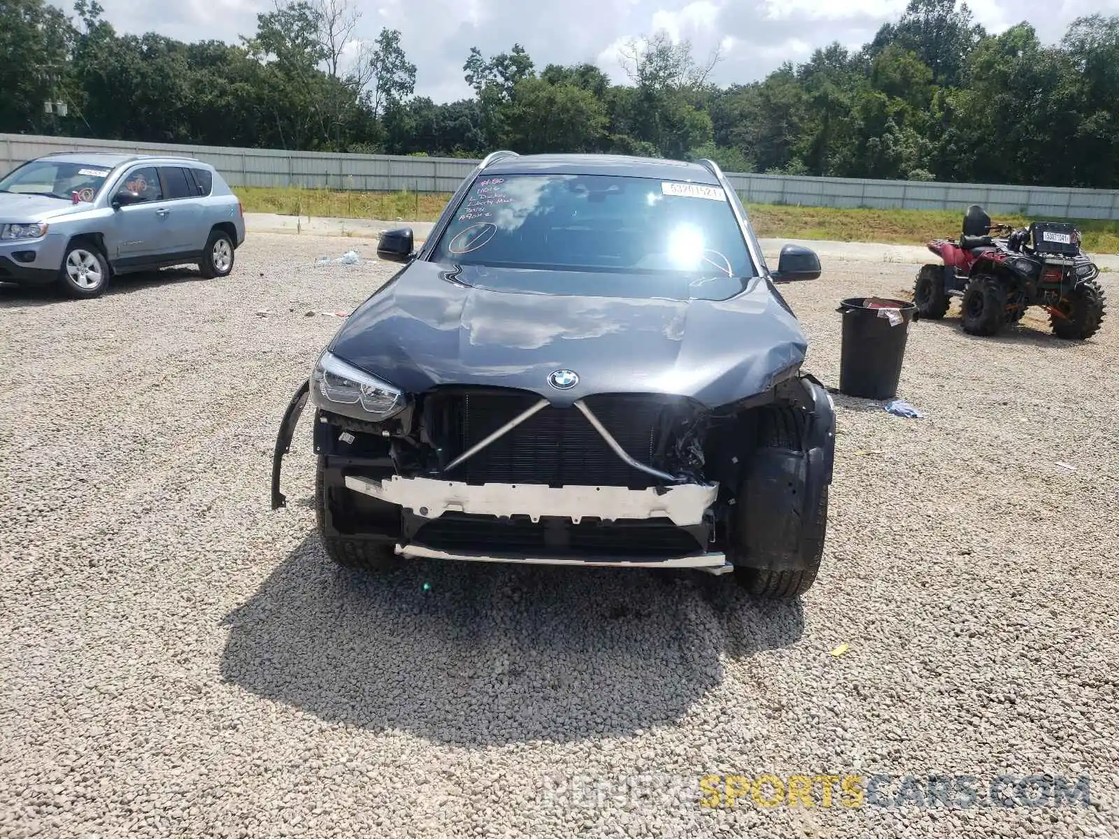 9 Photograph of a damaged car 5UXTR7C59KLR51672 BMW X3 2019