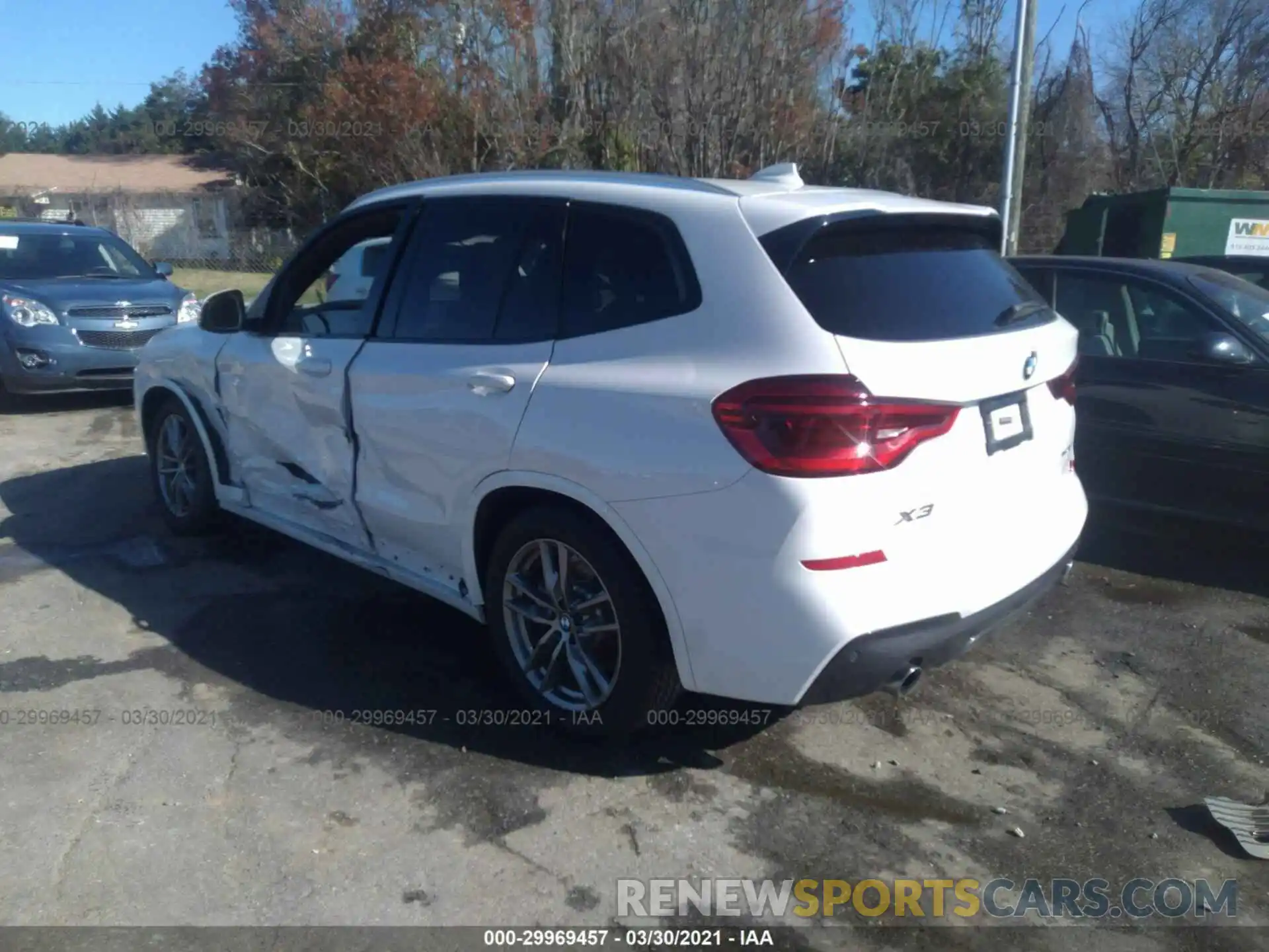 3 Photograph of a damaged car 5UXTR7C59KLR51820 BMW X3 2019