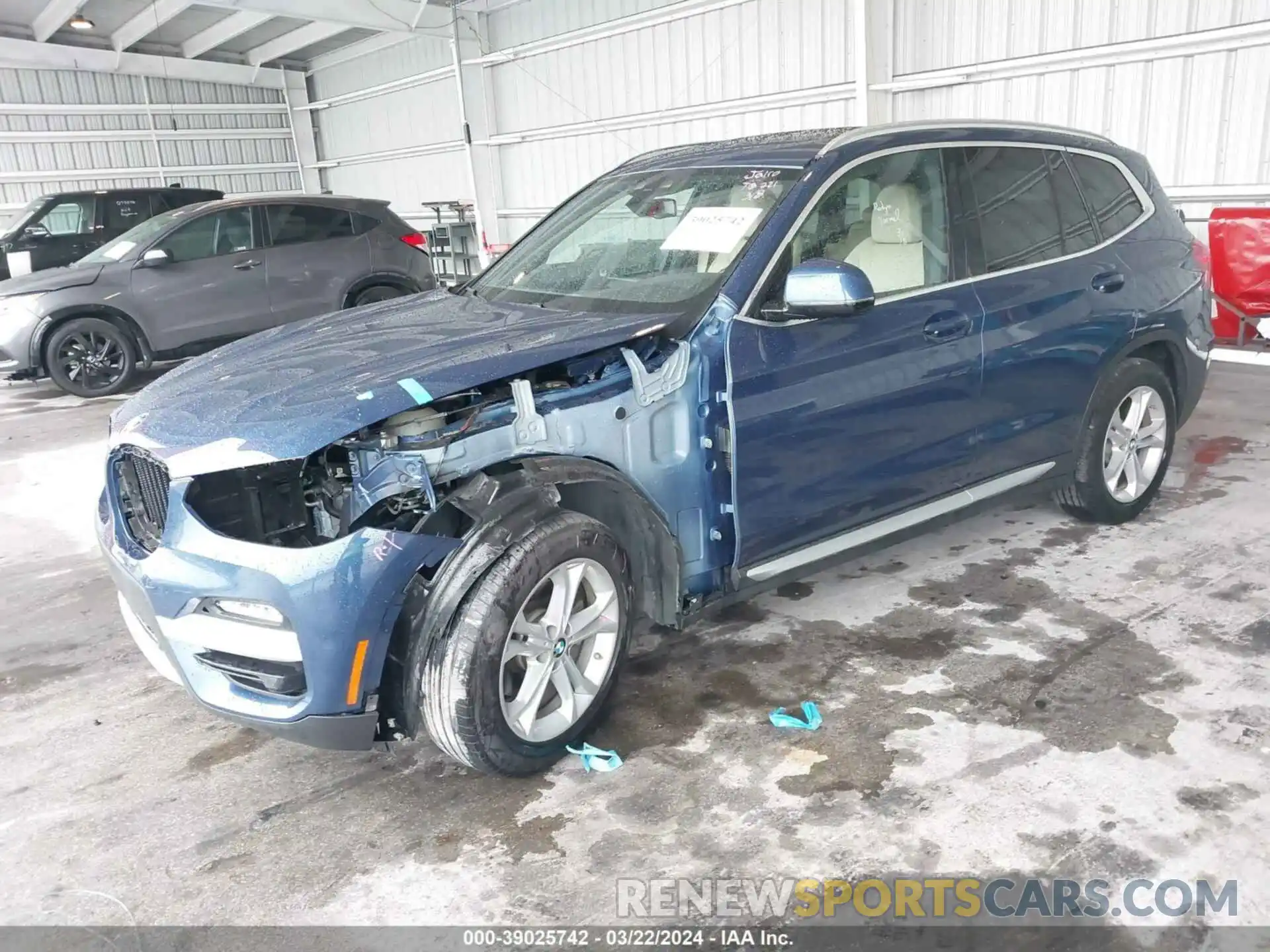 2 Photograph of a damaged car 5UXTR7C59KLR52689 BMW X3 2019