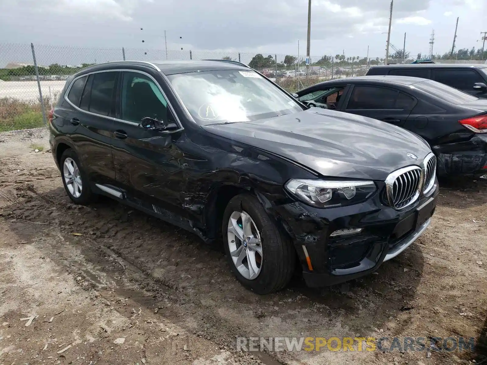 1 Photograph of a damaged car 5UXTR7C59KLR53454 BMW X3 2019