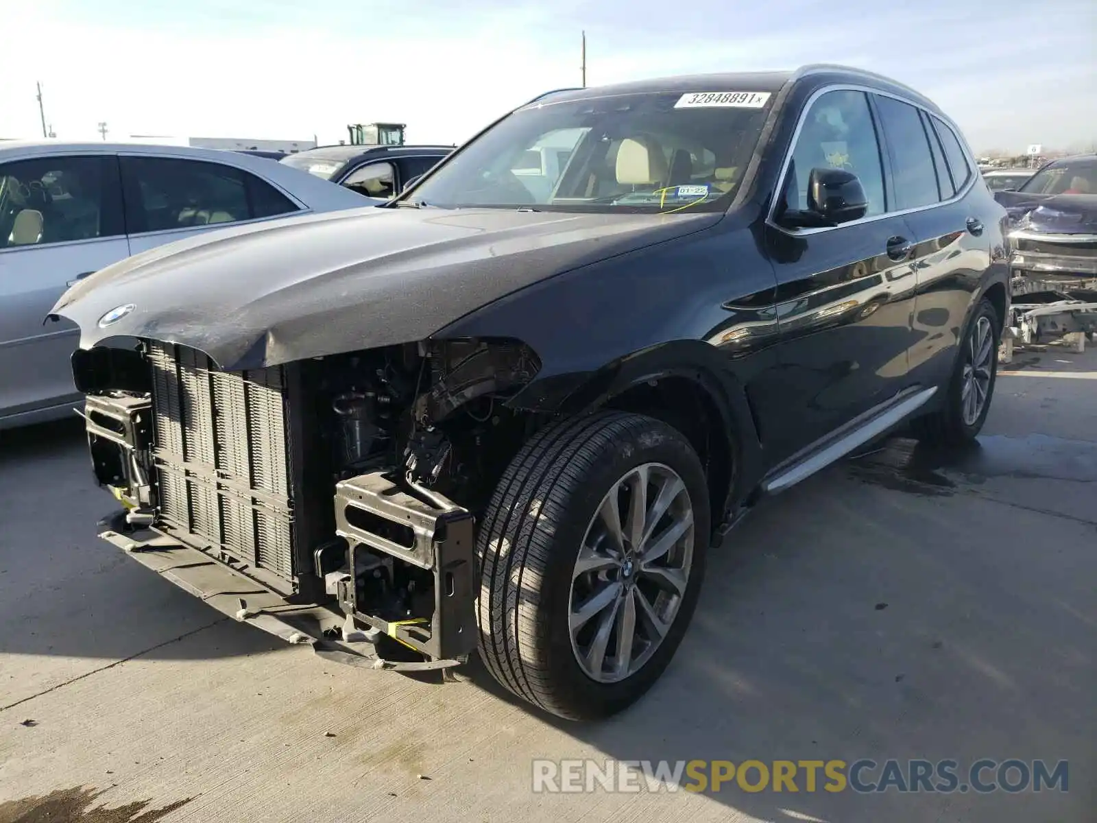 2 Photograph of a damaged car 5UXTR7C59KLR53485 BMW X3 2019