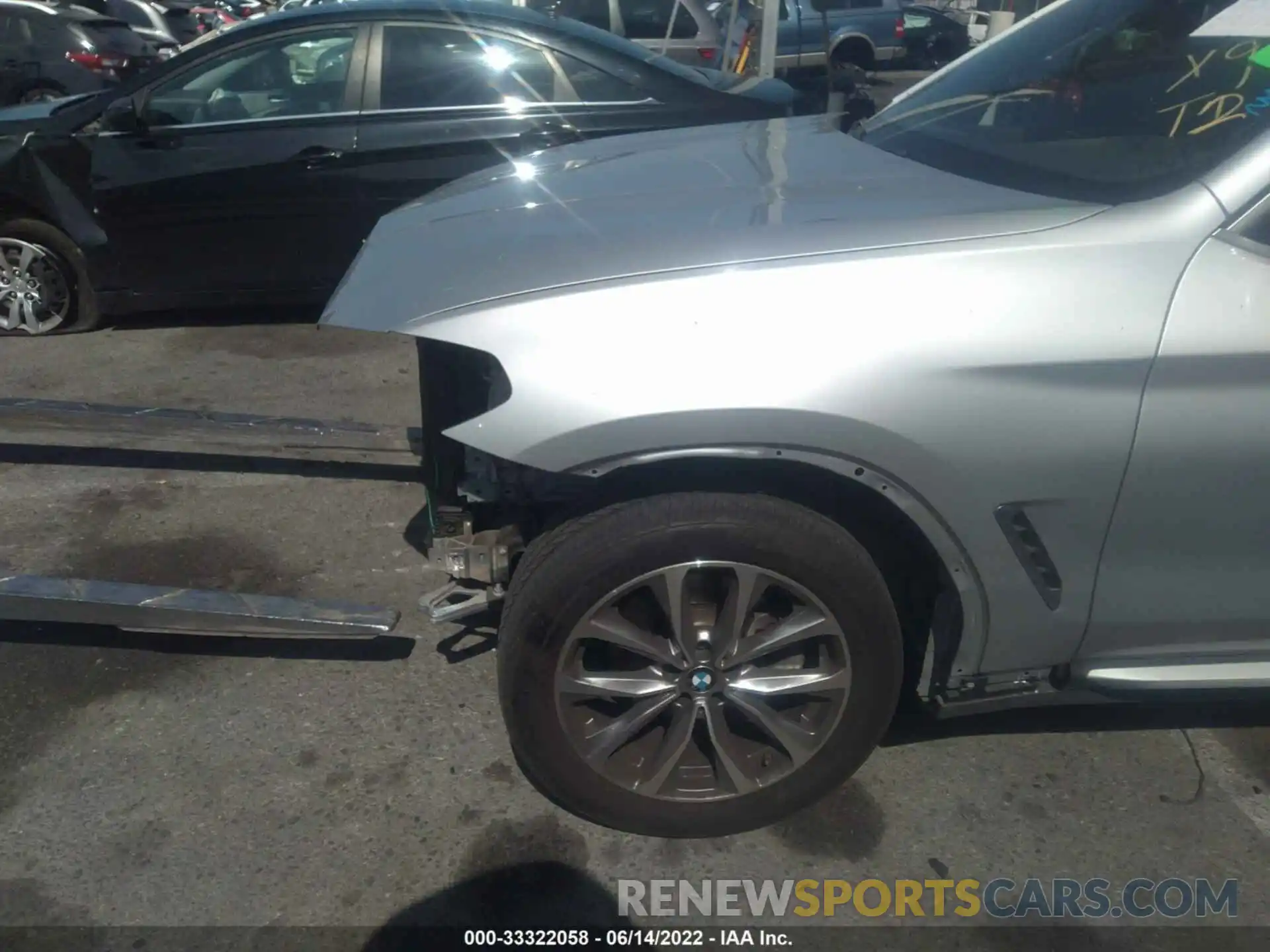 6 Photograph of a damaged car 5UXTR7C59KLR53678 BMW X3 2019