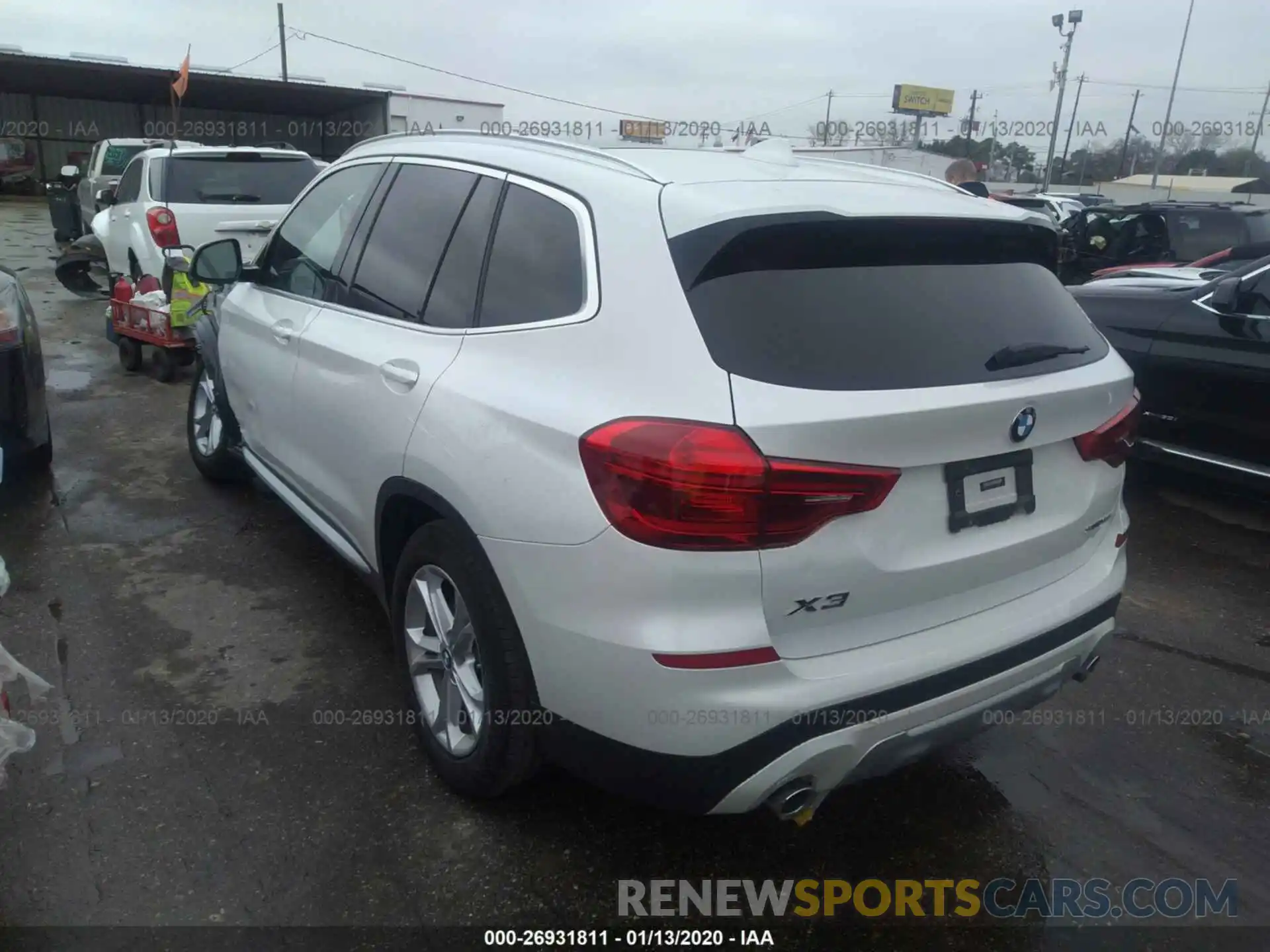 3 Photograph of a damaged car 5UXTR7C5XKLA48322 BMW X3 2019