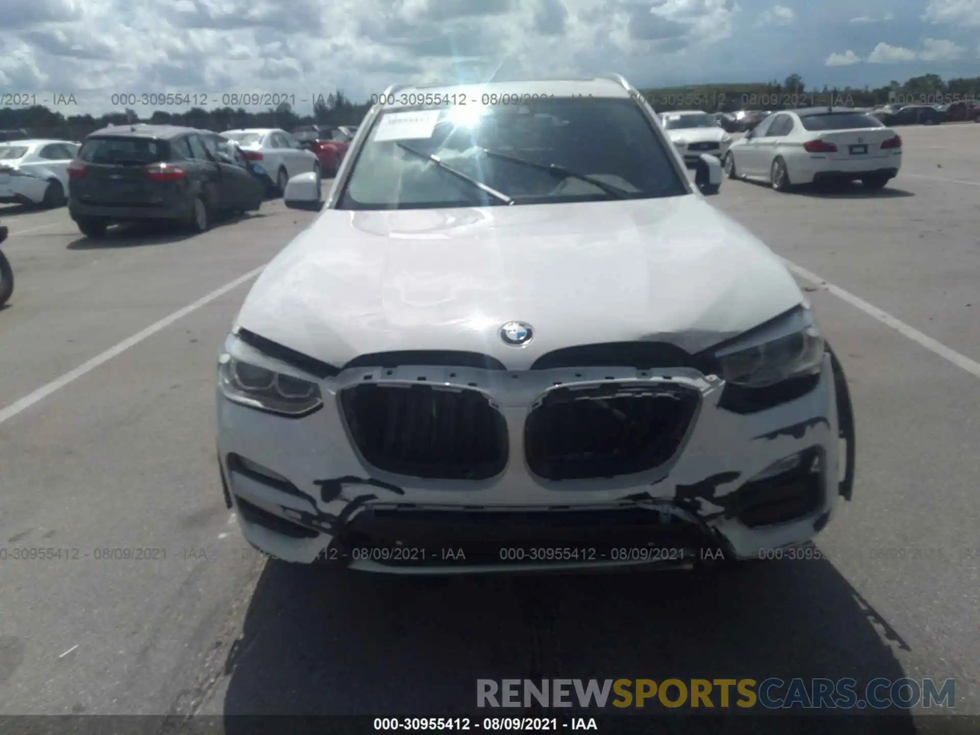 6 Photograph of a damaged car 5UXTR7C5XKLE88217 BMW X3 2019