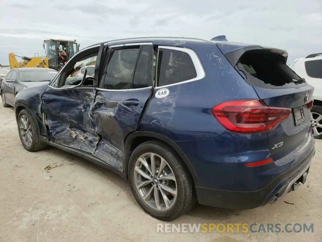 2 Photograph of a damaged car 5UXTR7C5XKLE88377 BMW X3 2019