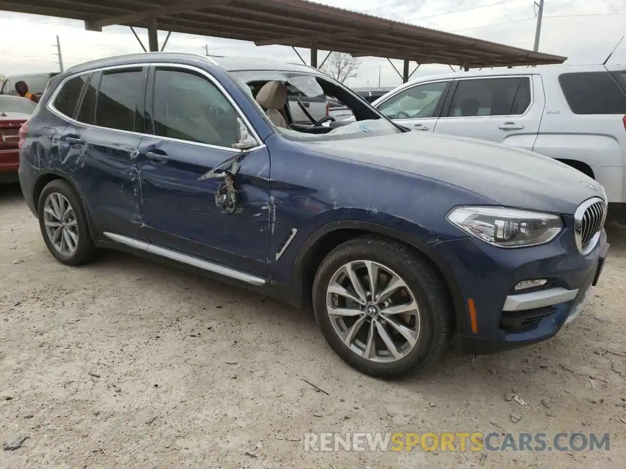 4 Photograph of a damaged car 5UXTR7C5XKLE88377 BMW X3 2019