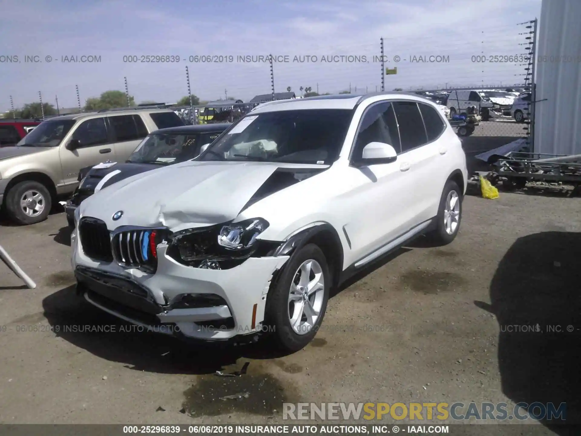 2 Photograph of a damaged car 5UXTR7C5XKLE93949 BMW X3 2019