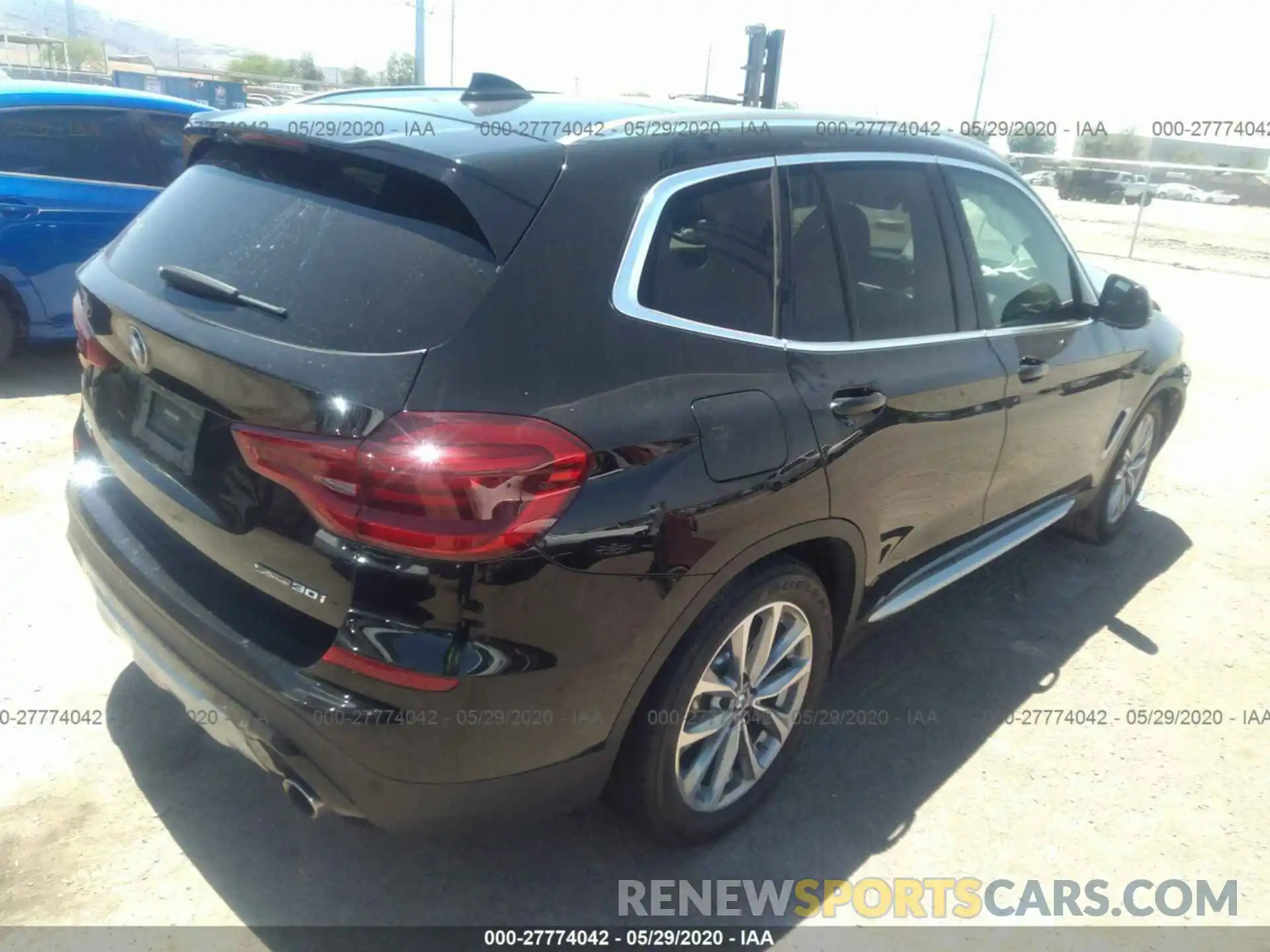 4 Photograph of a damaged car 5UXTR7C5XKLE94115 BMW X3 2019