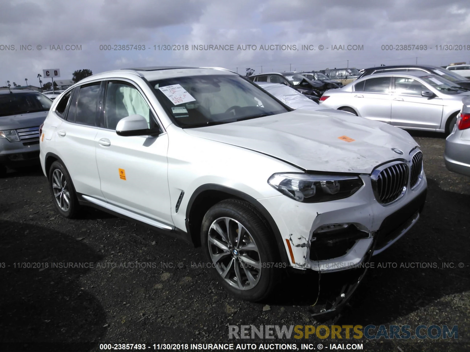 1 Photograph of a damaged car 5UXTR7C5XKLE94535 BMW X3 2019