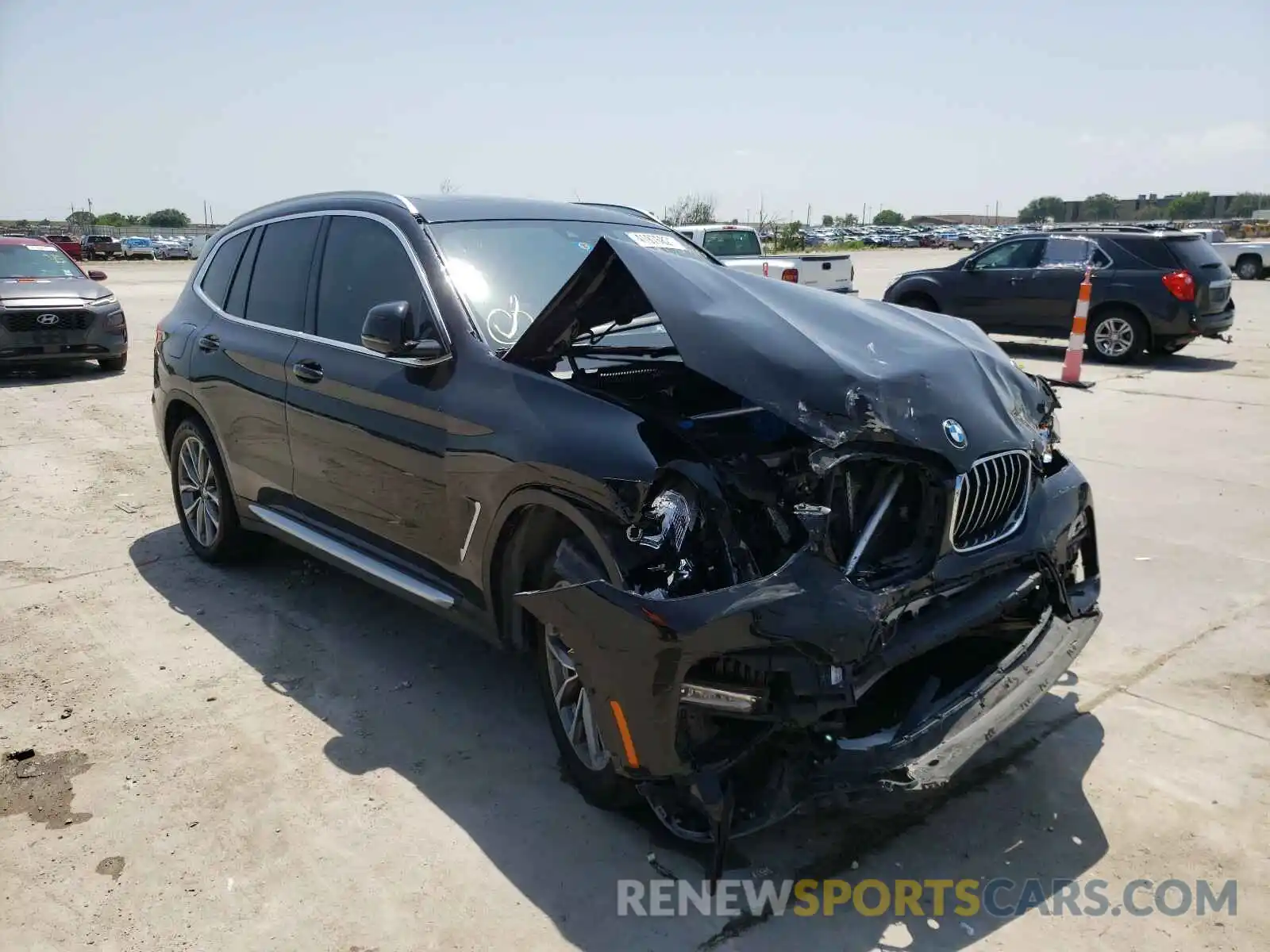 1 Photograph of a damaged car 5UXTR7C5XKLE94910 BMW X3 2019