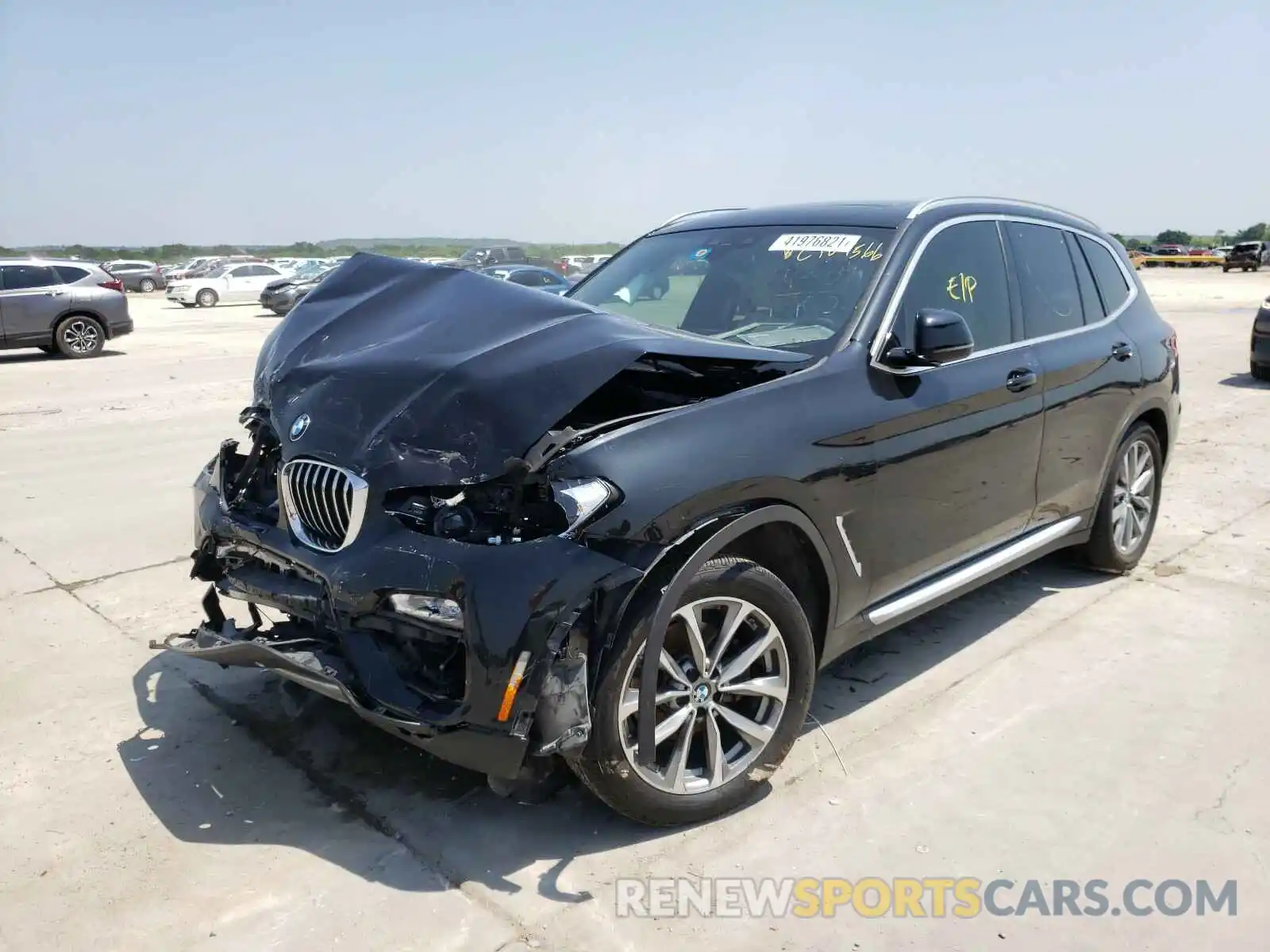 2 Photograph of a damaged car 5UXTR7C5XKLE94910 BMW X3 2019