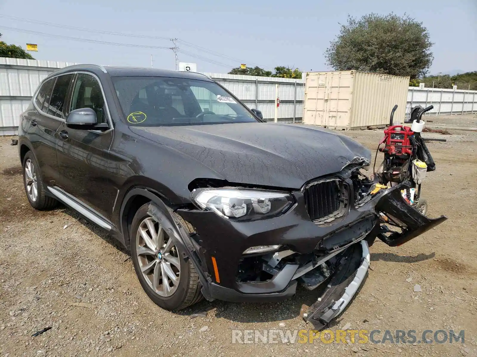 1 Photograph of a damaged car 5UXTR7C5XKLE97242 BMW X3 2019