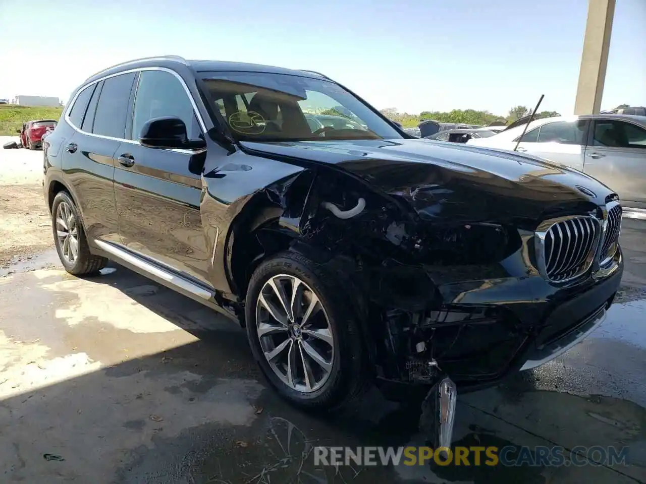 1 Photograph of a damaged car 5UXTR7C5XKLE97287 BMW X3 2019