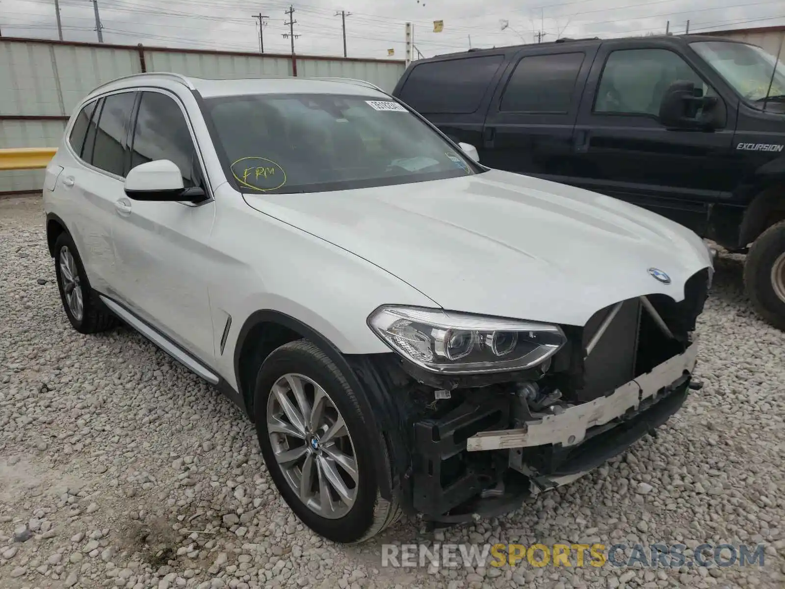 1 Photograph of a damaged car 5UXTR7C5XKLE97791 BMW X3 2019