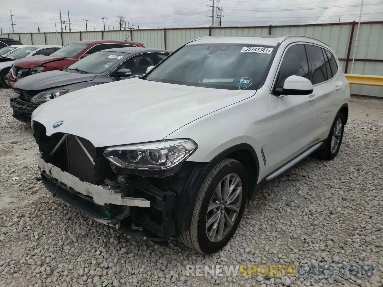 2 Photograph of a damaged car 5UXTR7C5XKLE97791 BMW X3 2019