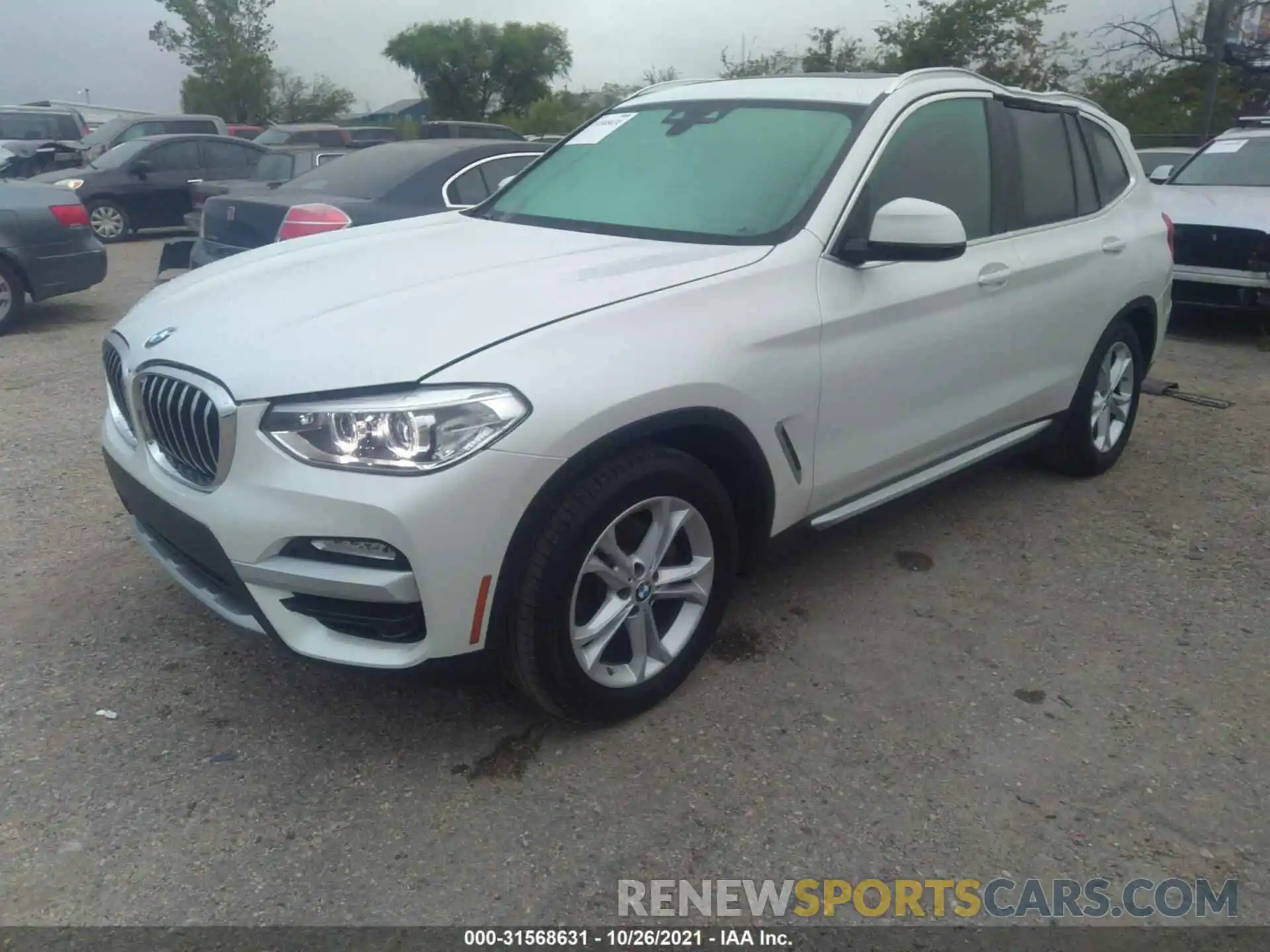 2 Photograph of a damaged car 5UXTR7C5XKLF23385 BMW X3 2019